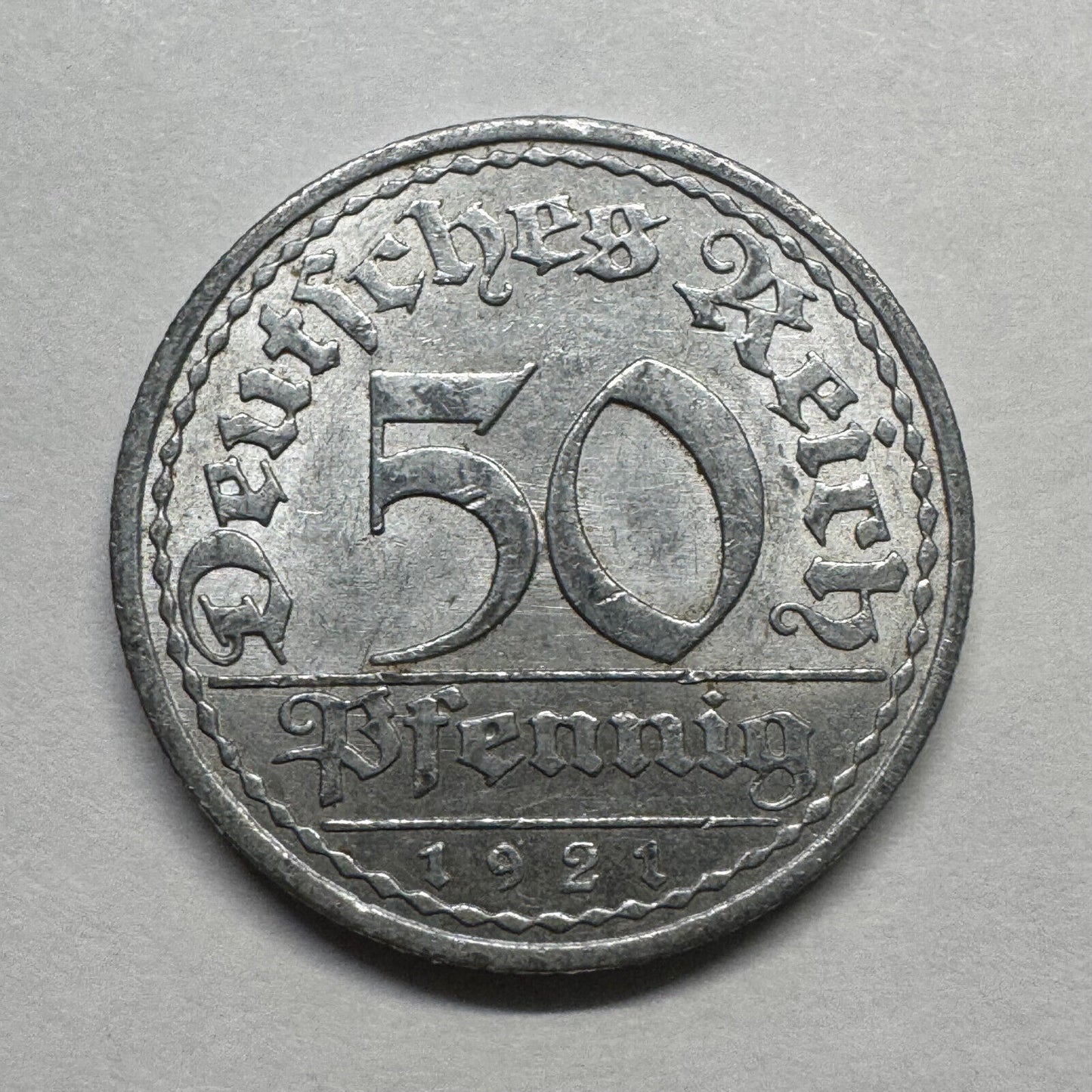 1921 Germany 50 Pfennig - Beautiful Coin - #B-022