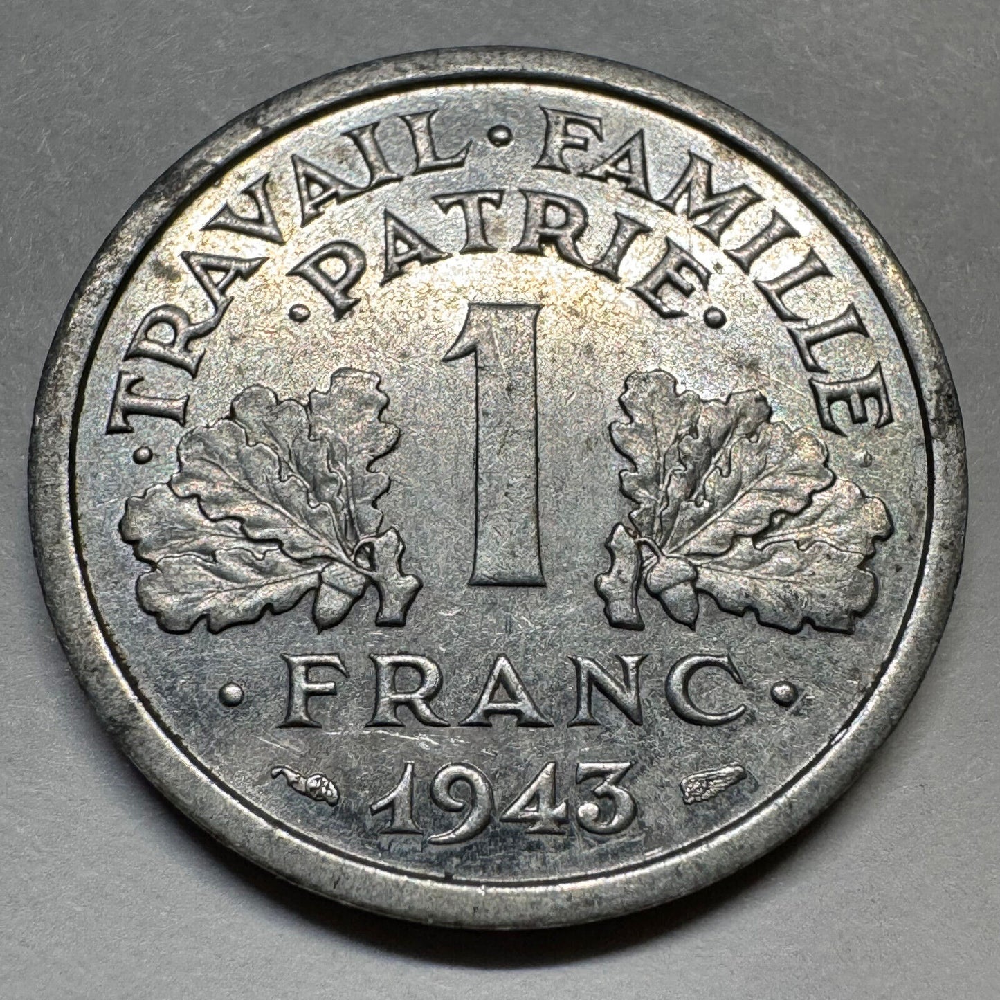 1943 France 1 Franc - Beautiful Coin - #A-072