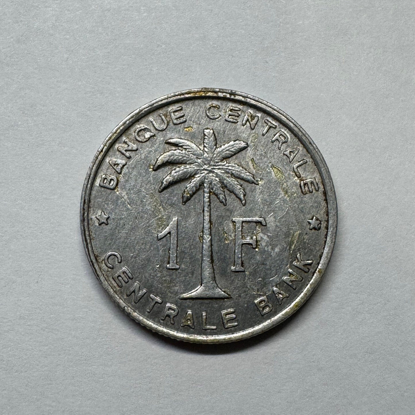 1959 Belgian Congo 1 Franc - Beautiful Coin - #B-033