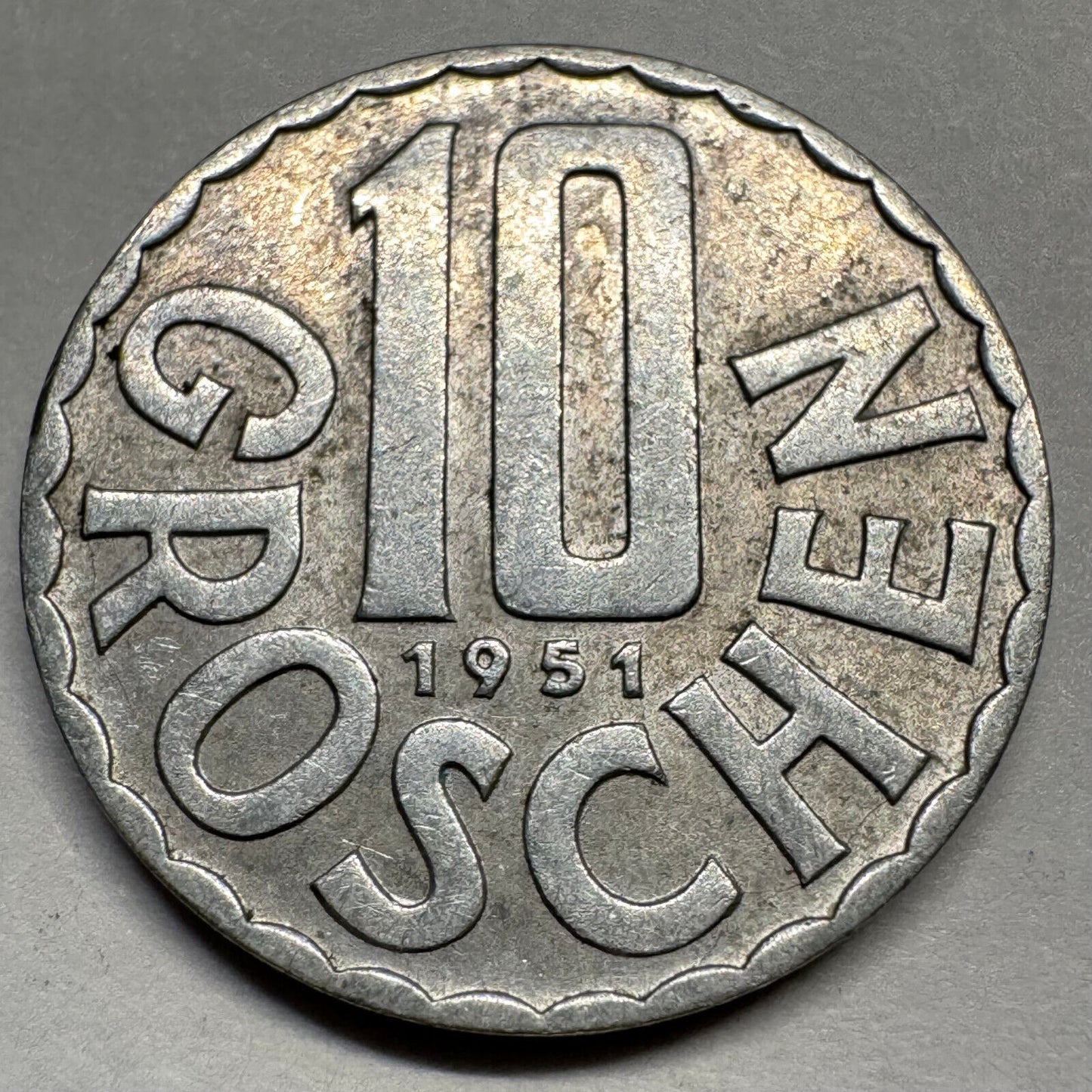 1951 Austria 10 Groschen - Beautiful Coin - #A-076
