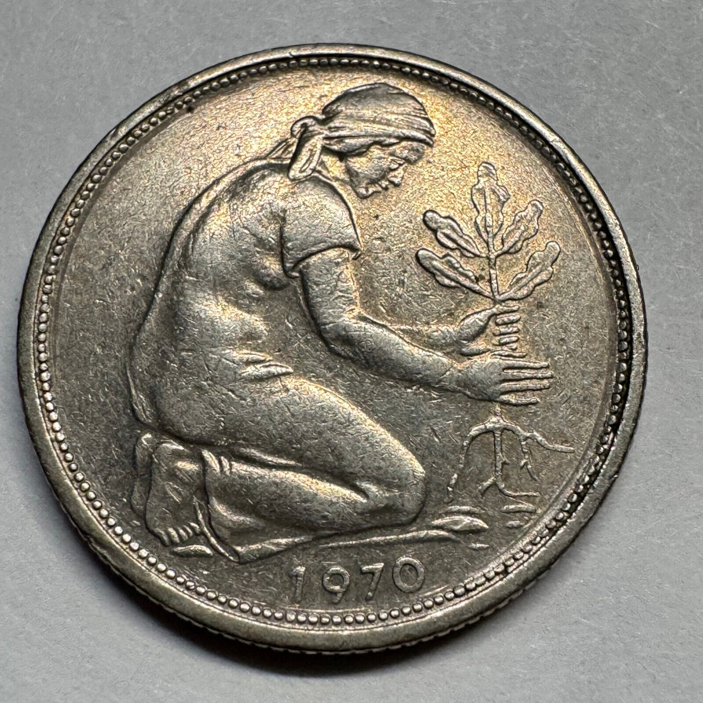 1970 Germany 50 Pfennig - Beautiful Coin - #A-078