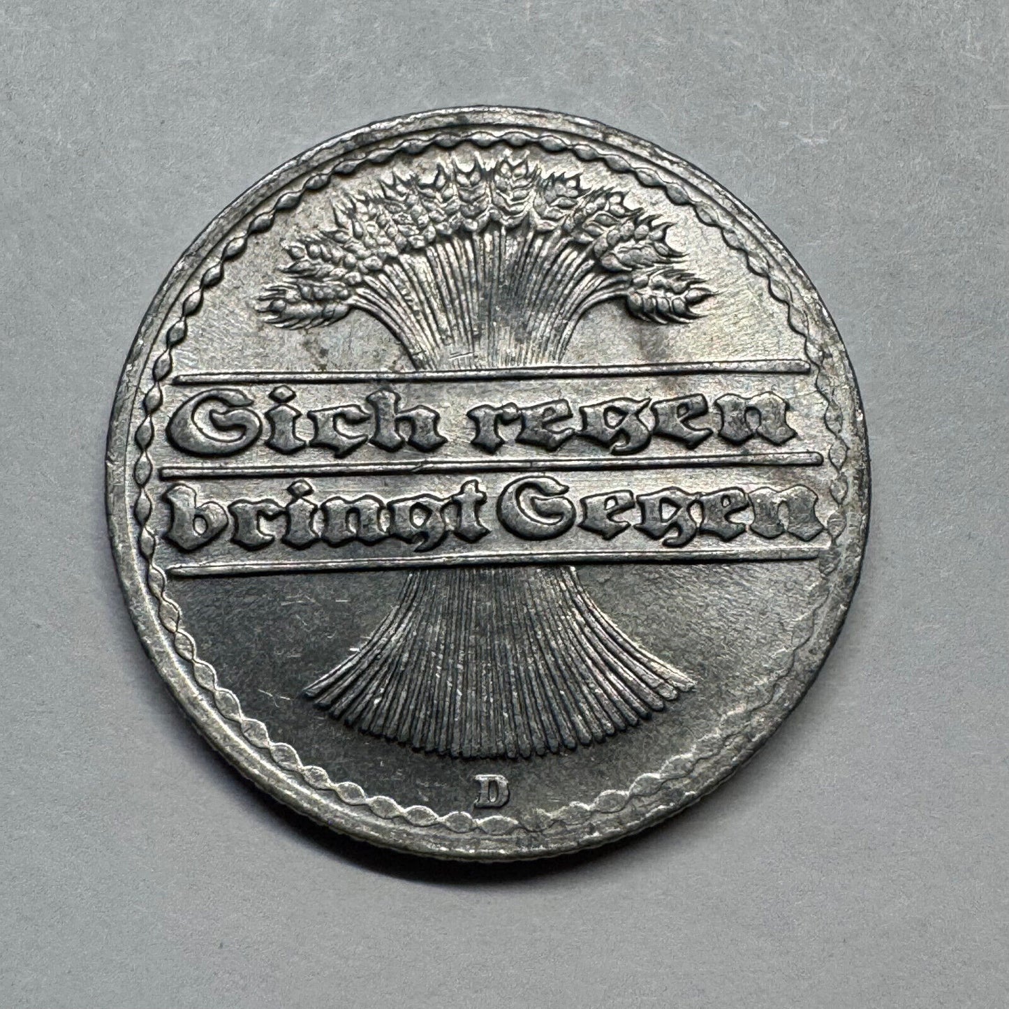 1922 Germany 50 Pfennig - Beautiful Coin - #B-035