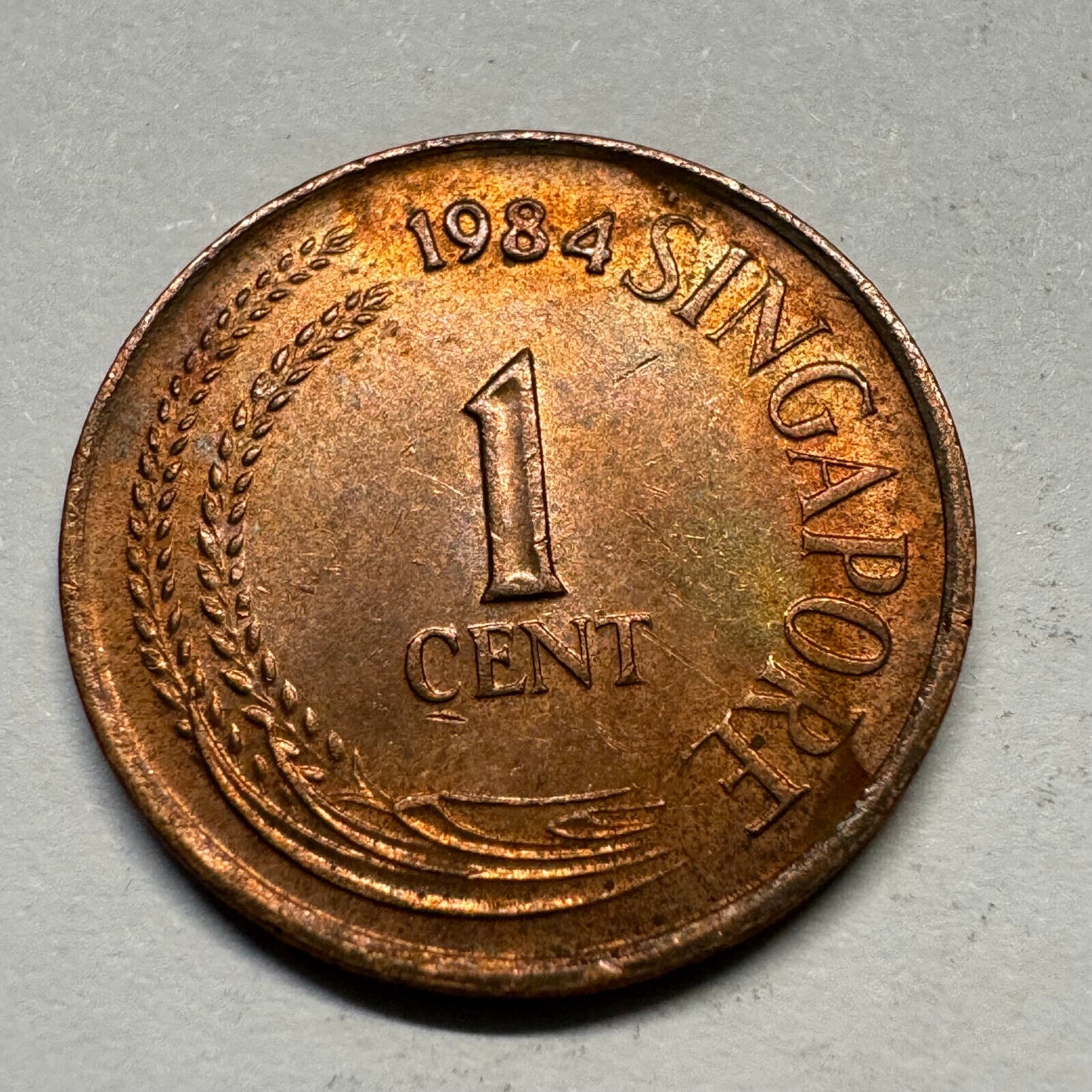 1984 Singapore 1 Cent - Beautiful Coin - #A-008