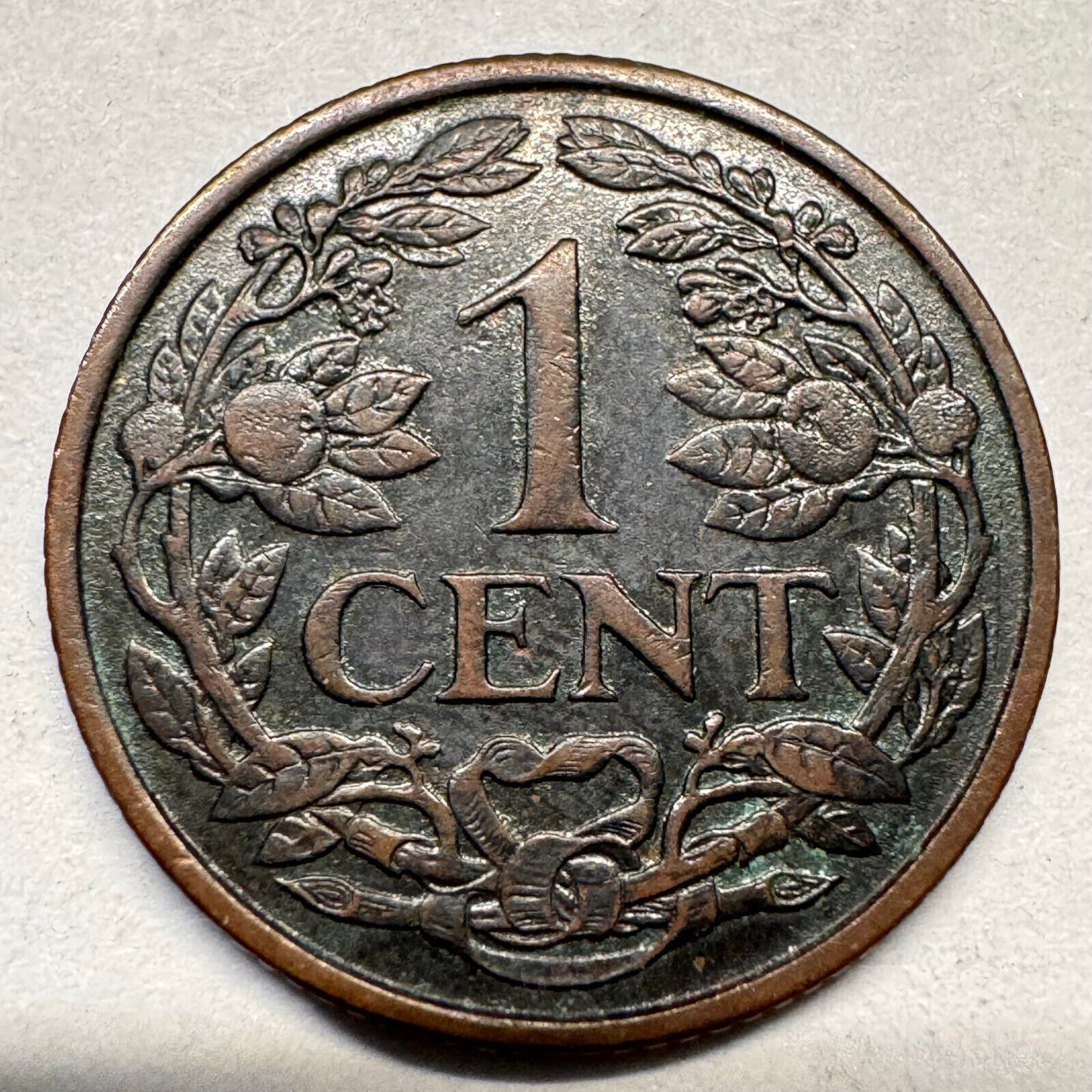1928 Netherlands 1 Cent - Beautiful Coin - #A-023