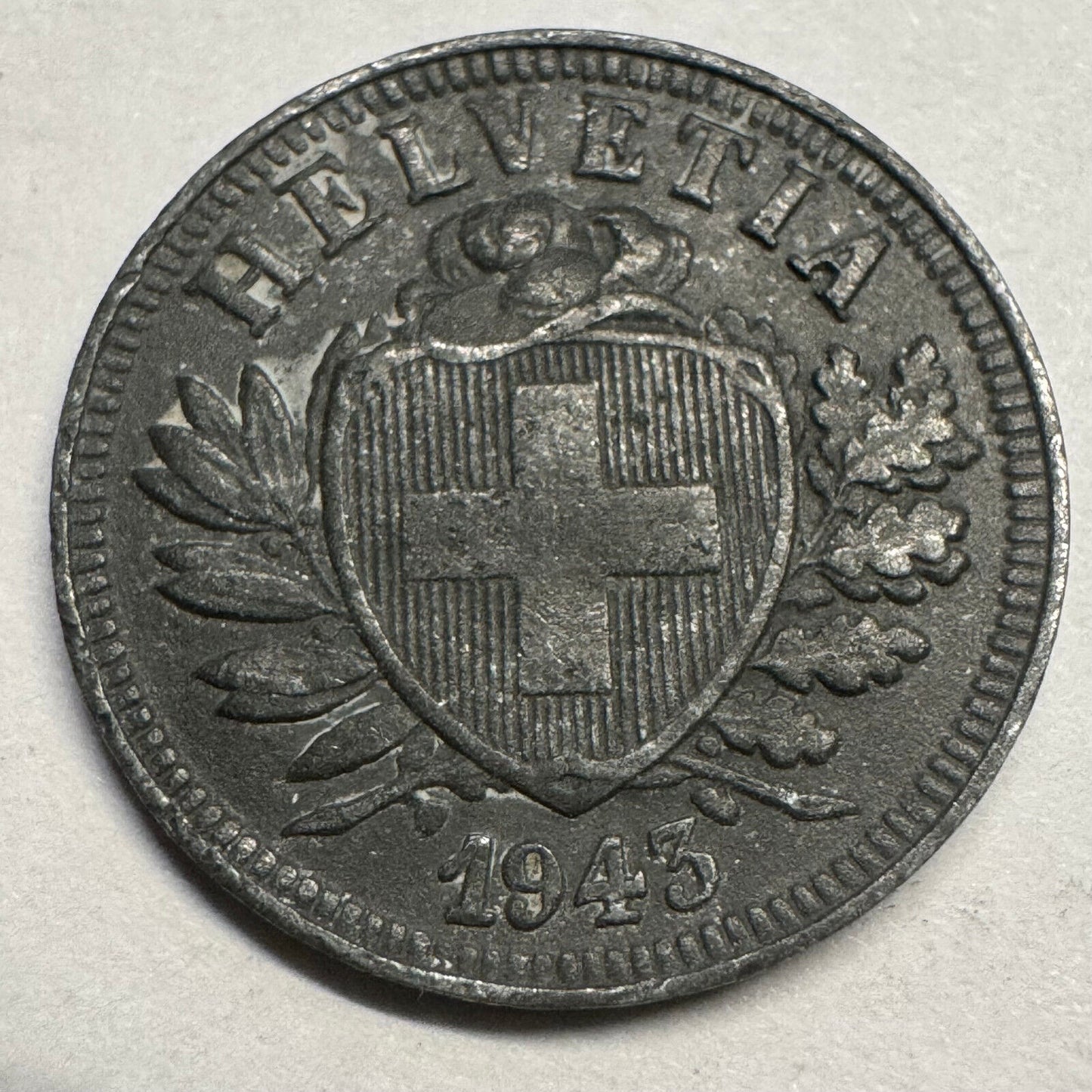 1943 Switzerland 2 Rappen - Beautiful Coin - #A-080