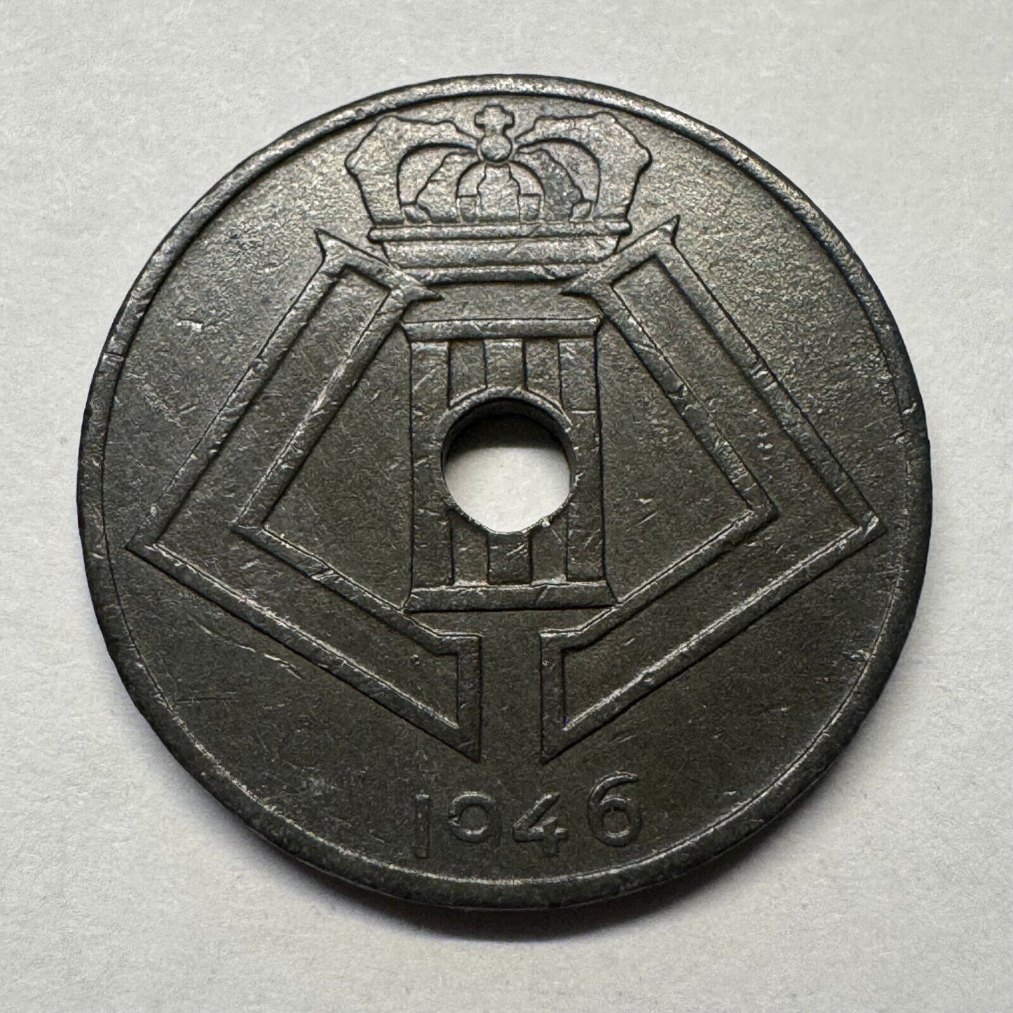 1946 Belgium 25 Centimes - Beautiful Coin - #B-037