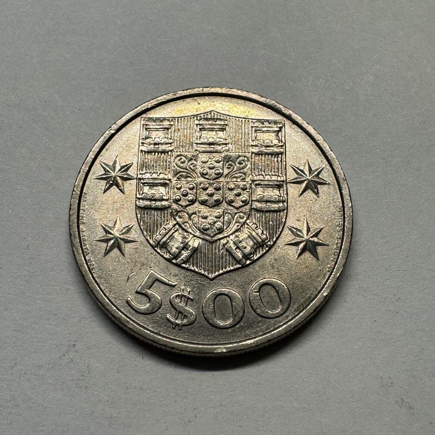 Portugal 1980 5 Escudos - Beautiful Coin - #A-005