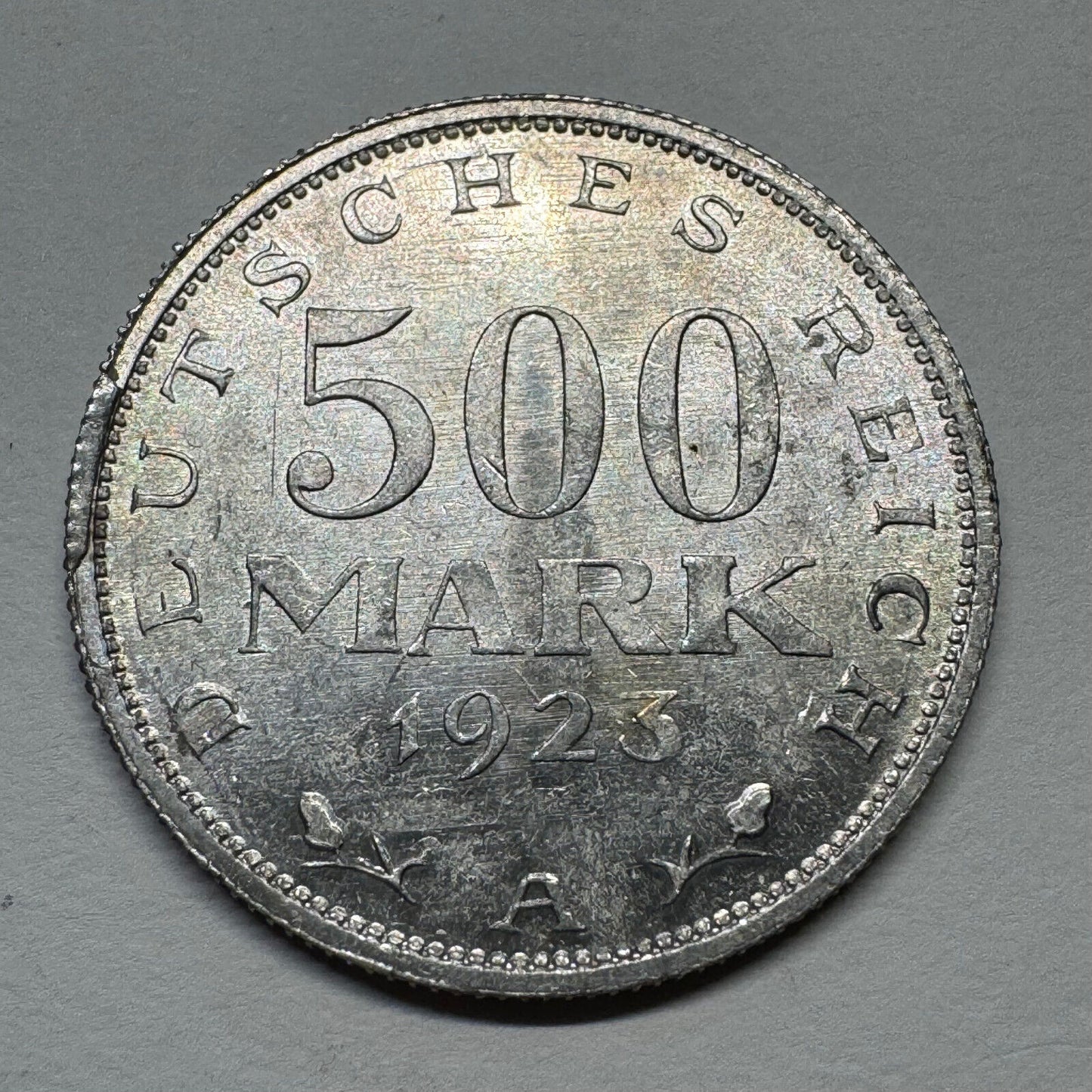 1923 Germany 500 Mark - Beautiful Coin - #B-043