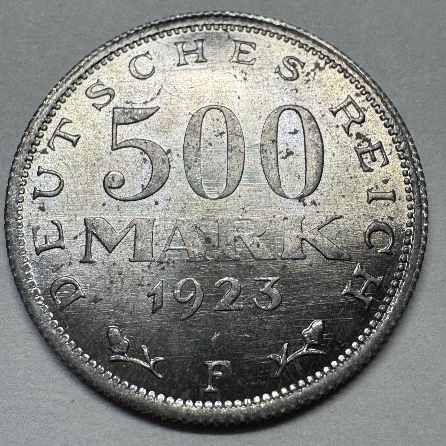 1923 Germany 500 Mark - Beautiful Coin - #A-086