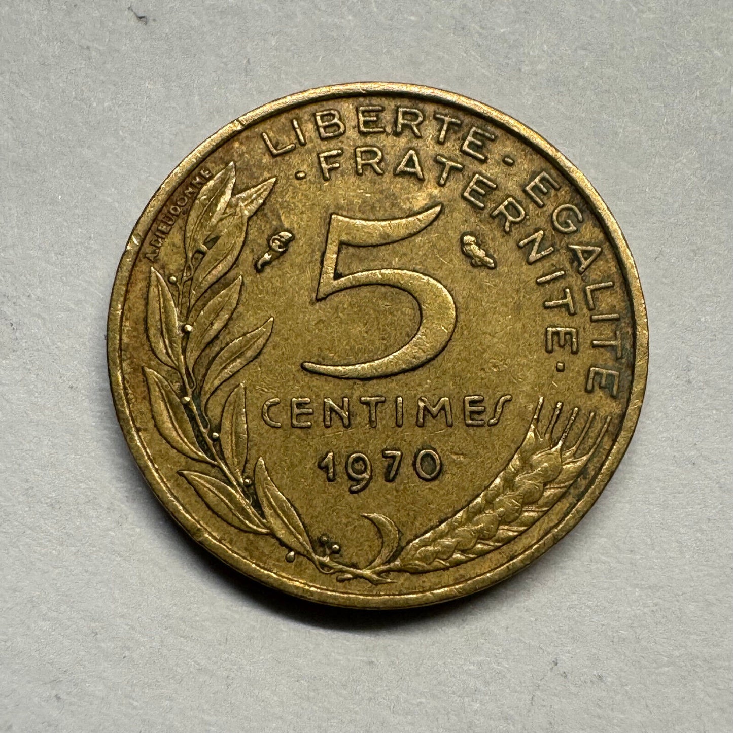 France 1970 5 Centimes - Beautiful Coin - #A-005