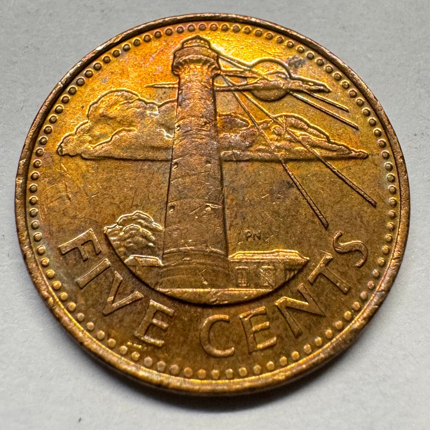 1998 Barbados 5 Cents - Beautiful Coin - #A-032