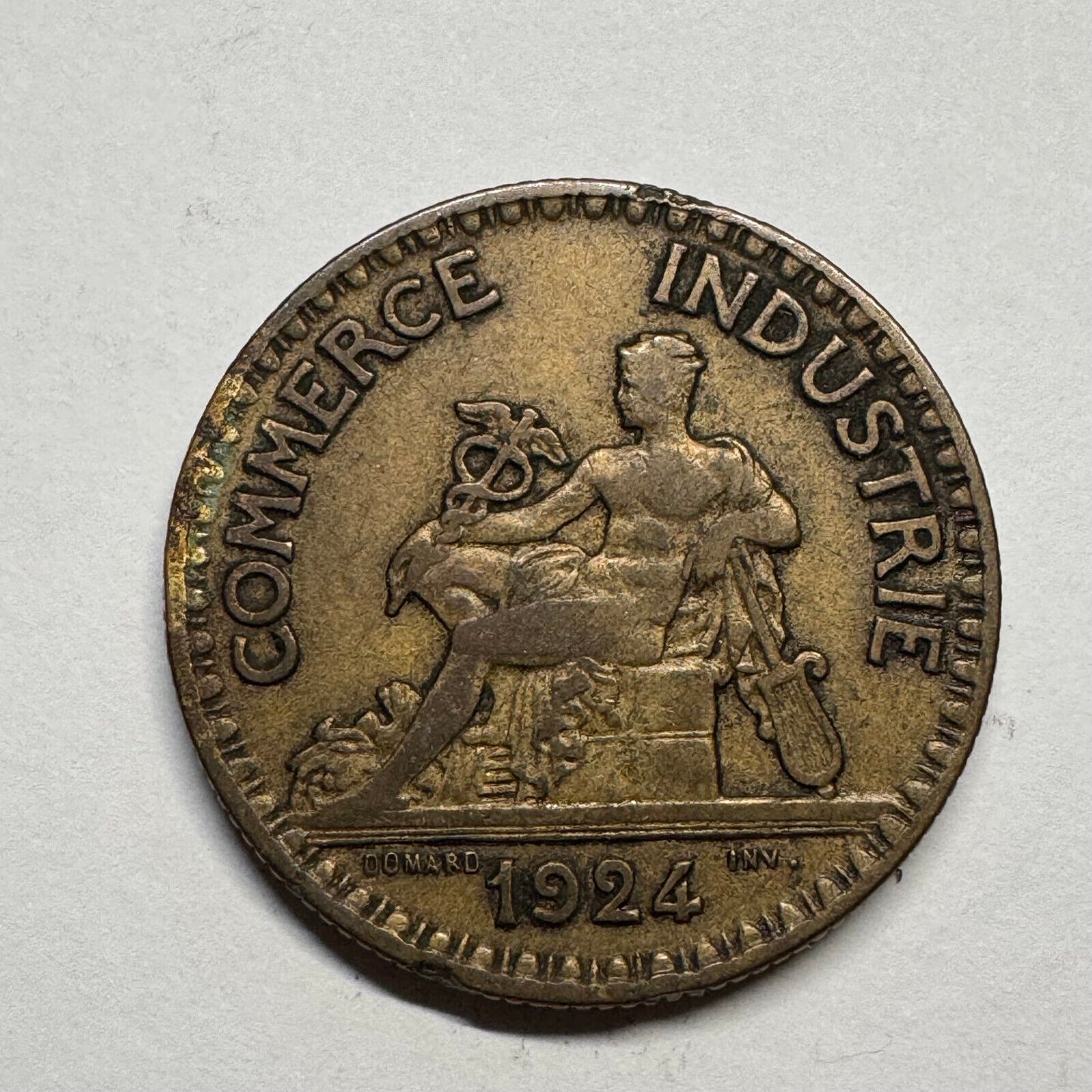1924 France 2 Francs - Beautiful Coin - #B-038