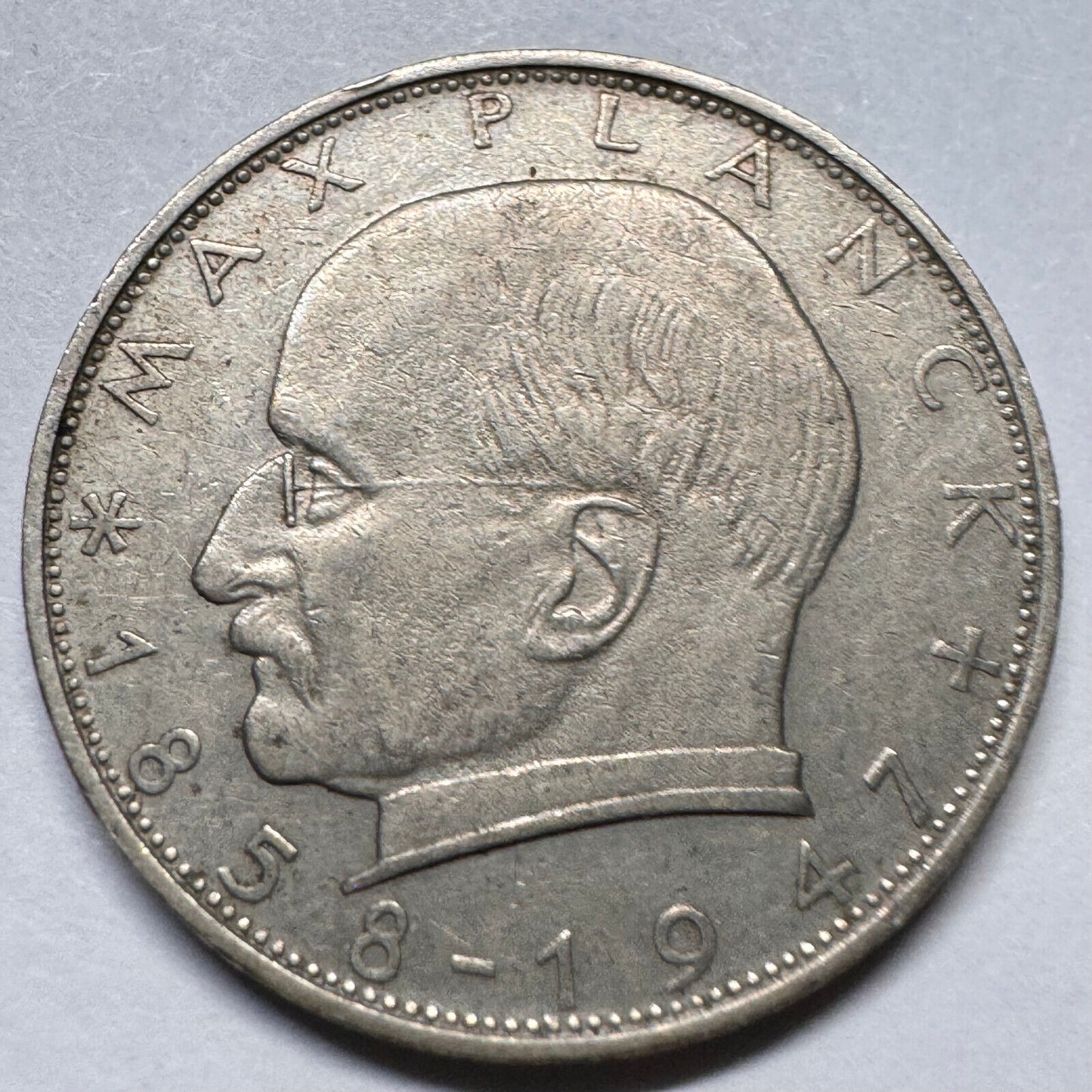 1958 Switzerland 2 Mark - F - Beautiful Coin - #A-043