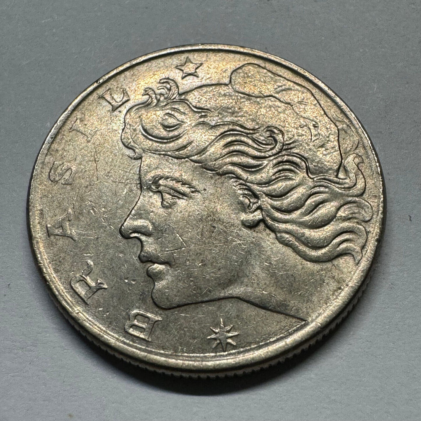 1967 Brazil 10 Centavos - Beautiful Coin - #A-008