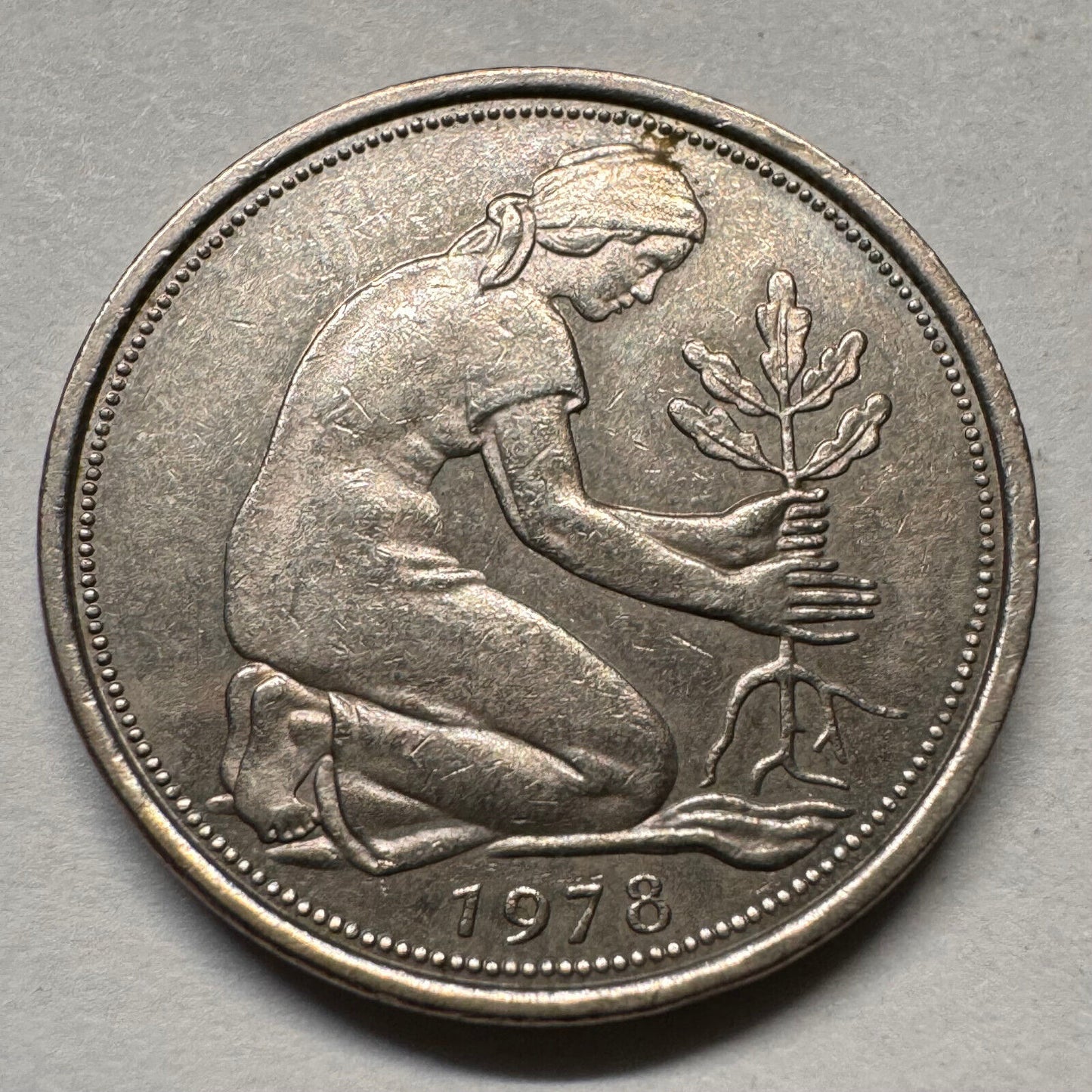 1978 Germany 50 Pfennig - J - Beautiful Coin - #A-055