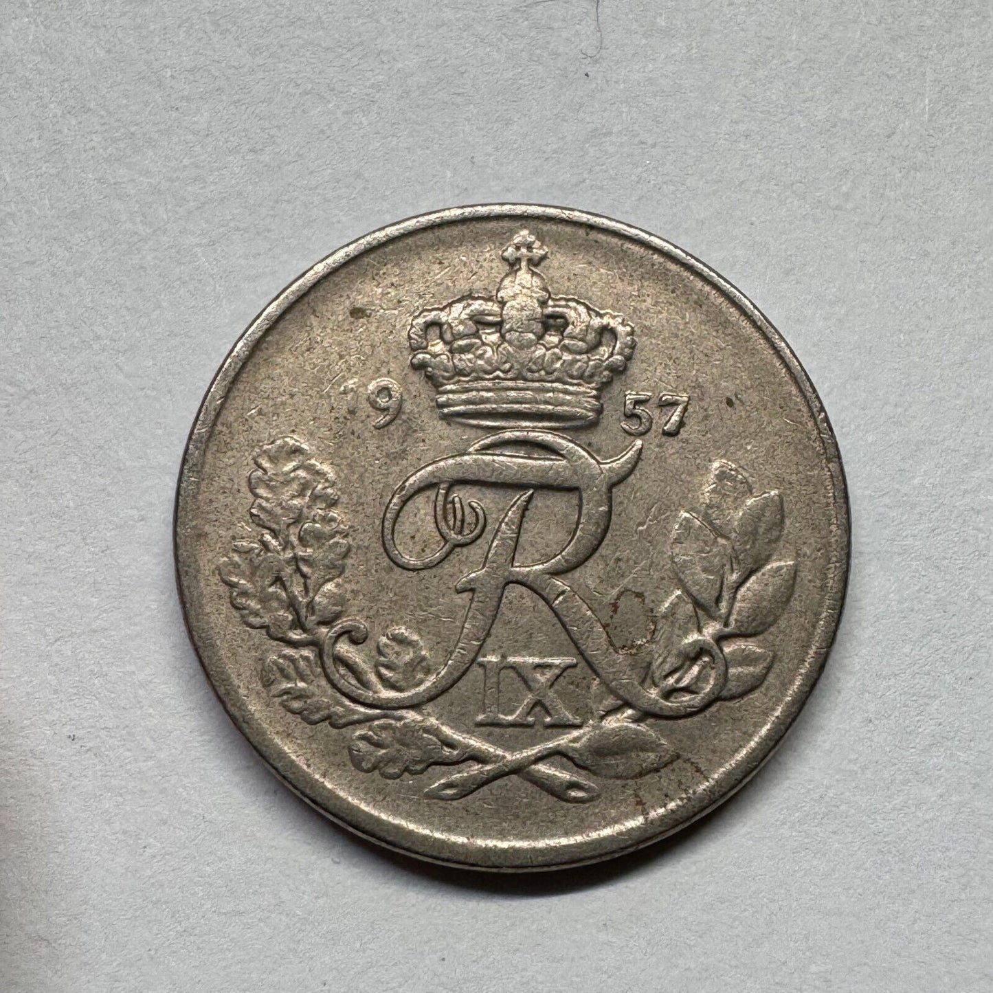 1957 Denmark 10 Ore - Beautiful Coin - #B-050