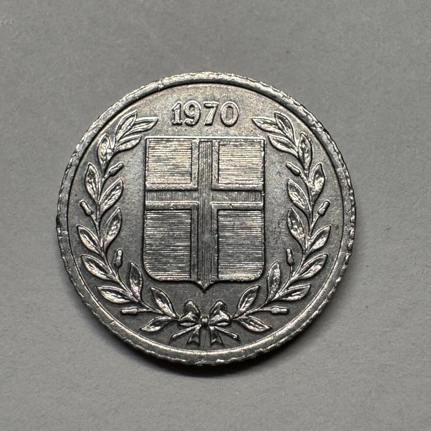 1970 Iceland 10 Aurar - Beautiful Coin - #B-060