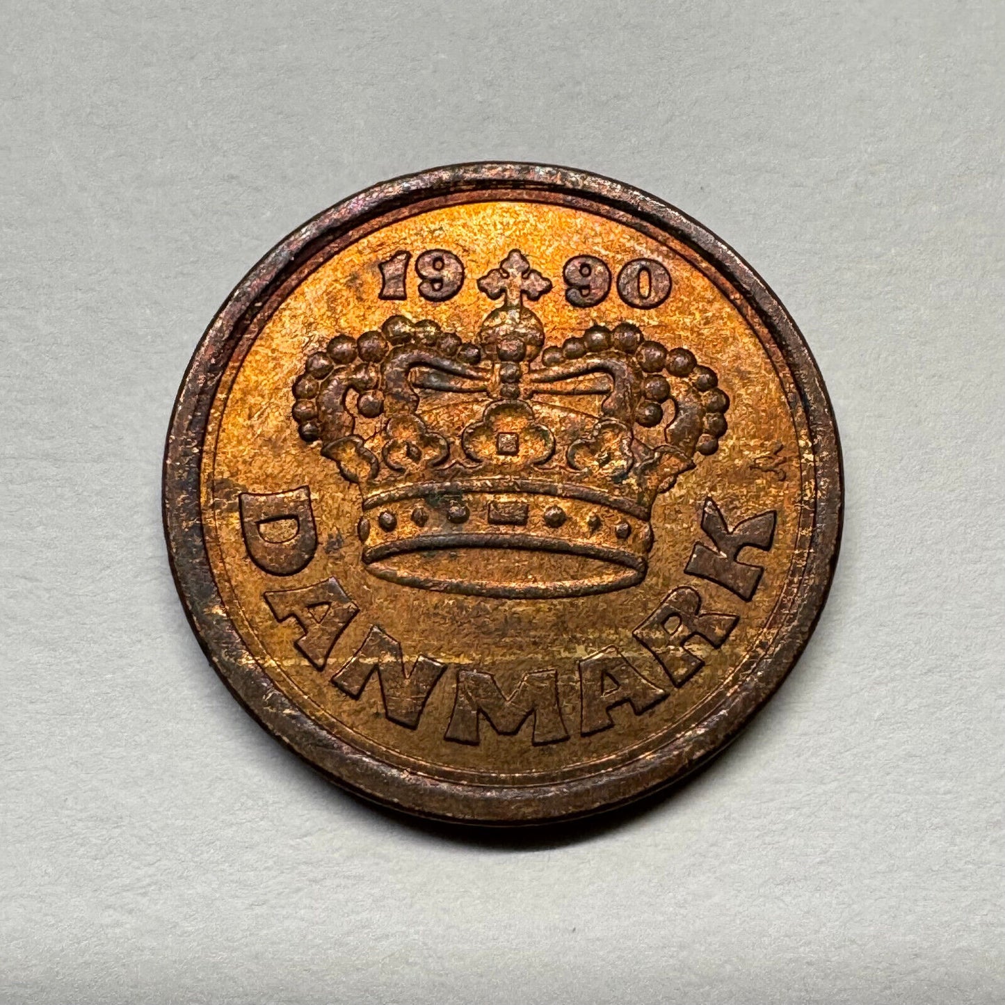 1990 Denmark 25 Ore - Beautiful Coin - #B-050