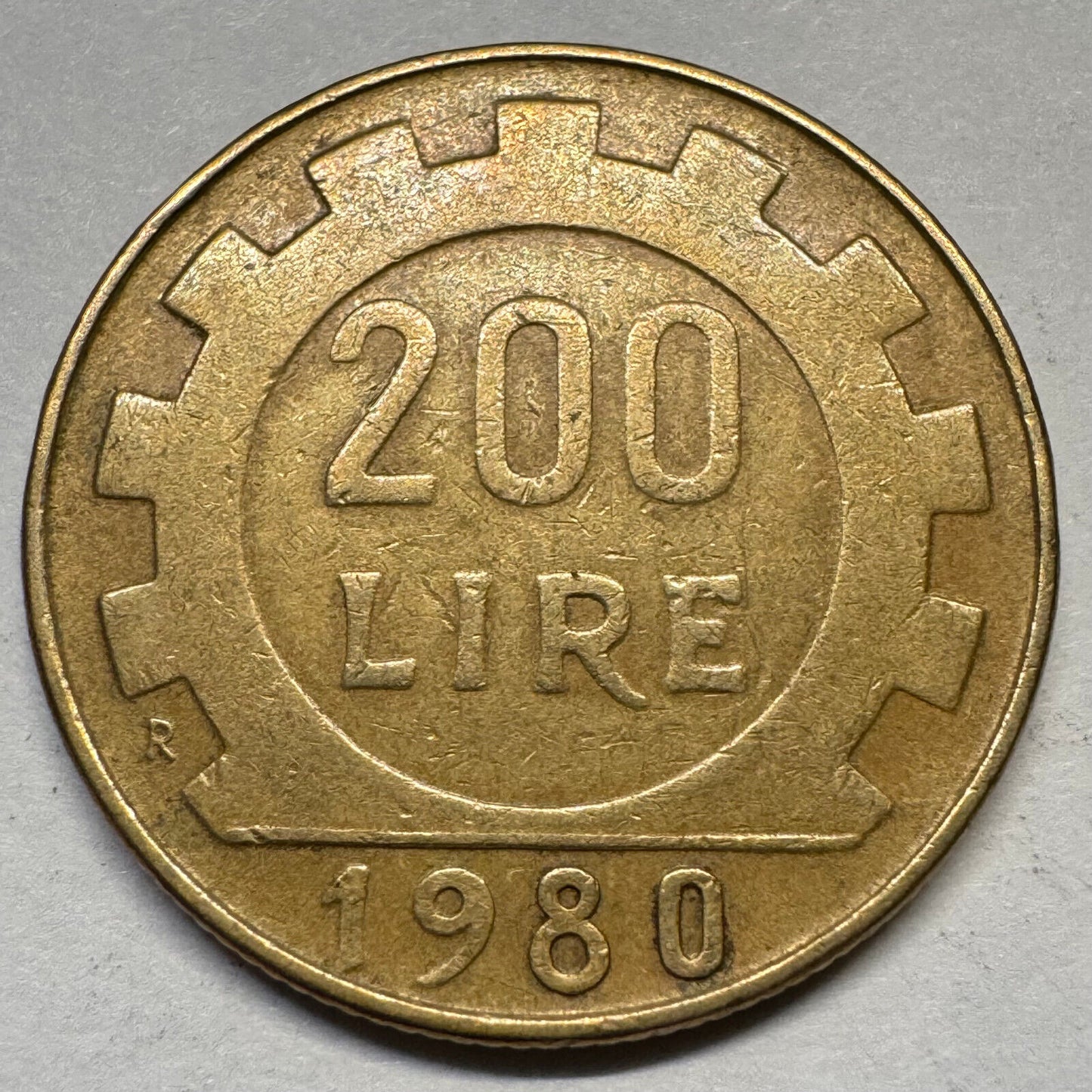 1980 Italy 200 Lire - Beautiful Coin - #A-076