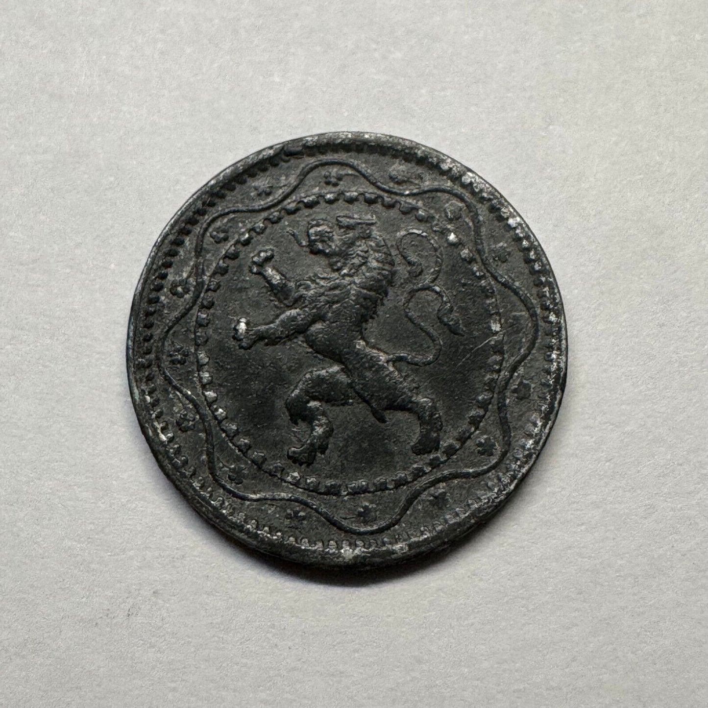 1916 Belgium 5 Centimes - Beautiful Coin - #B-023
