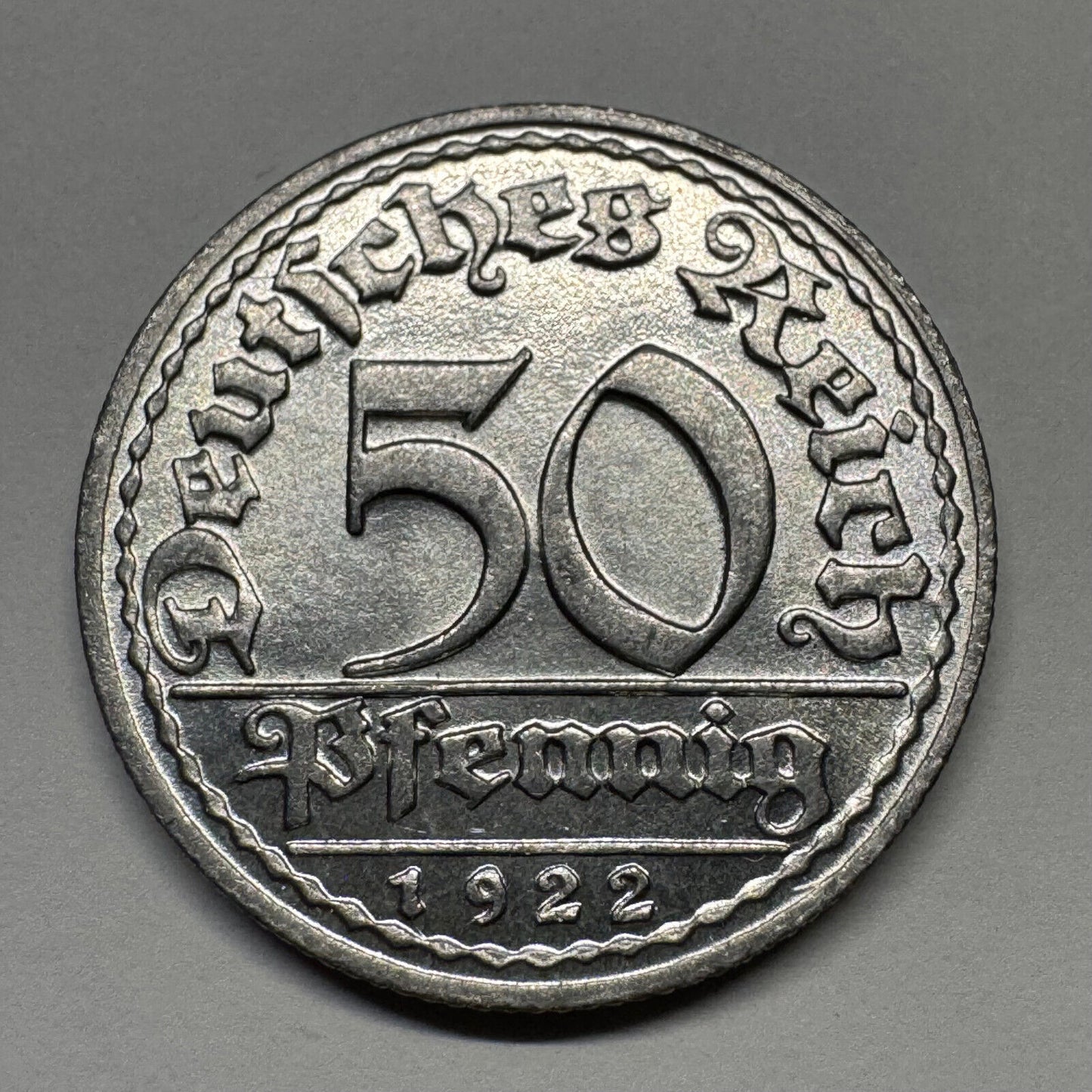 1922 Germany 50 Pfennig - Beautiful Coin - #B-055