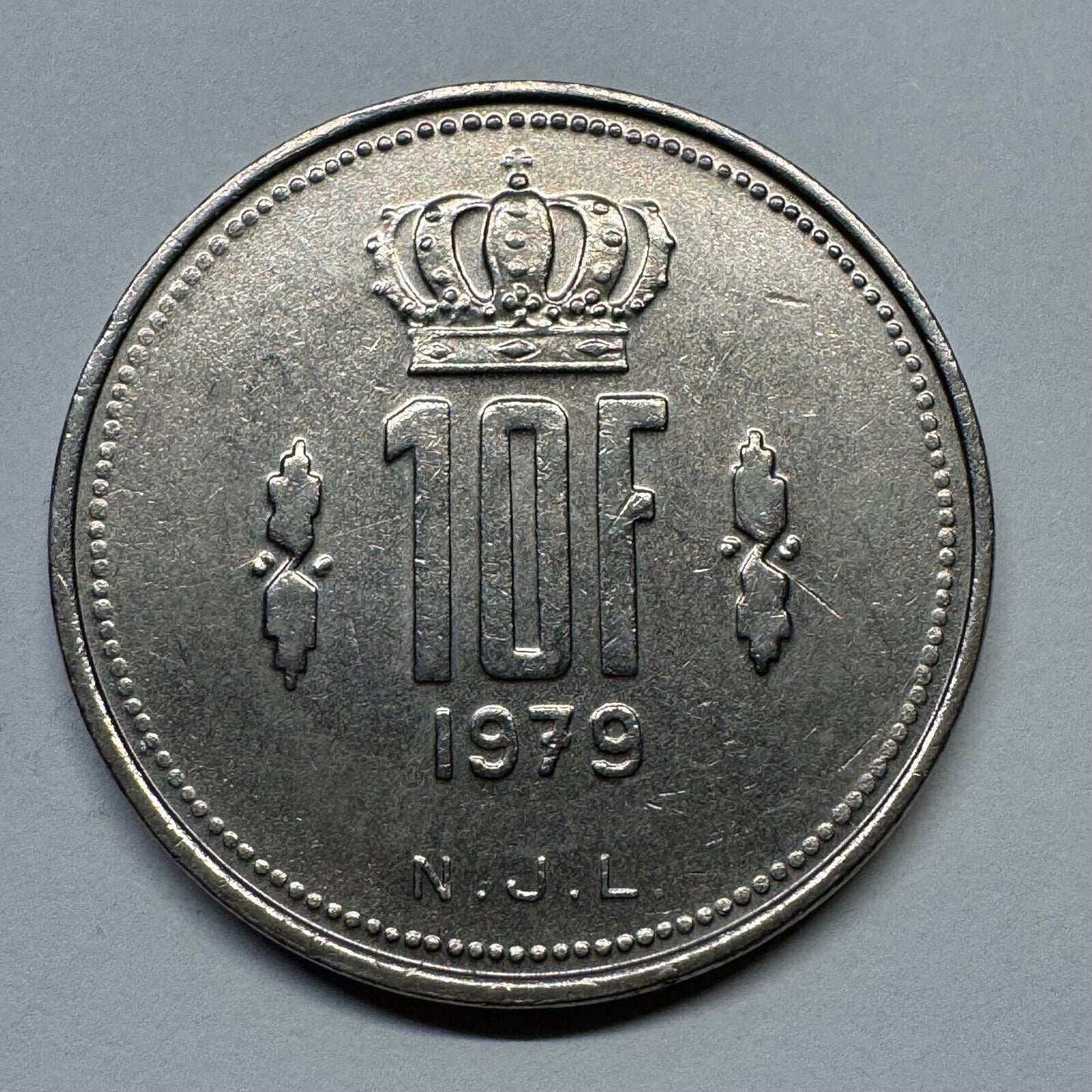 1979 Luxembourg 10 Francs - Beautiful Coin - #B-039