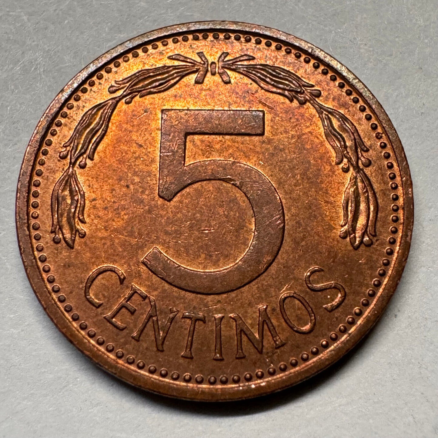 1977 Venezuela 5 Centimos - Beautiful Coin - #A-017