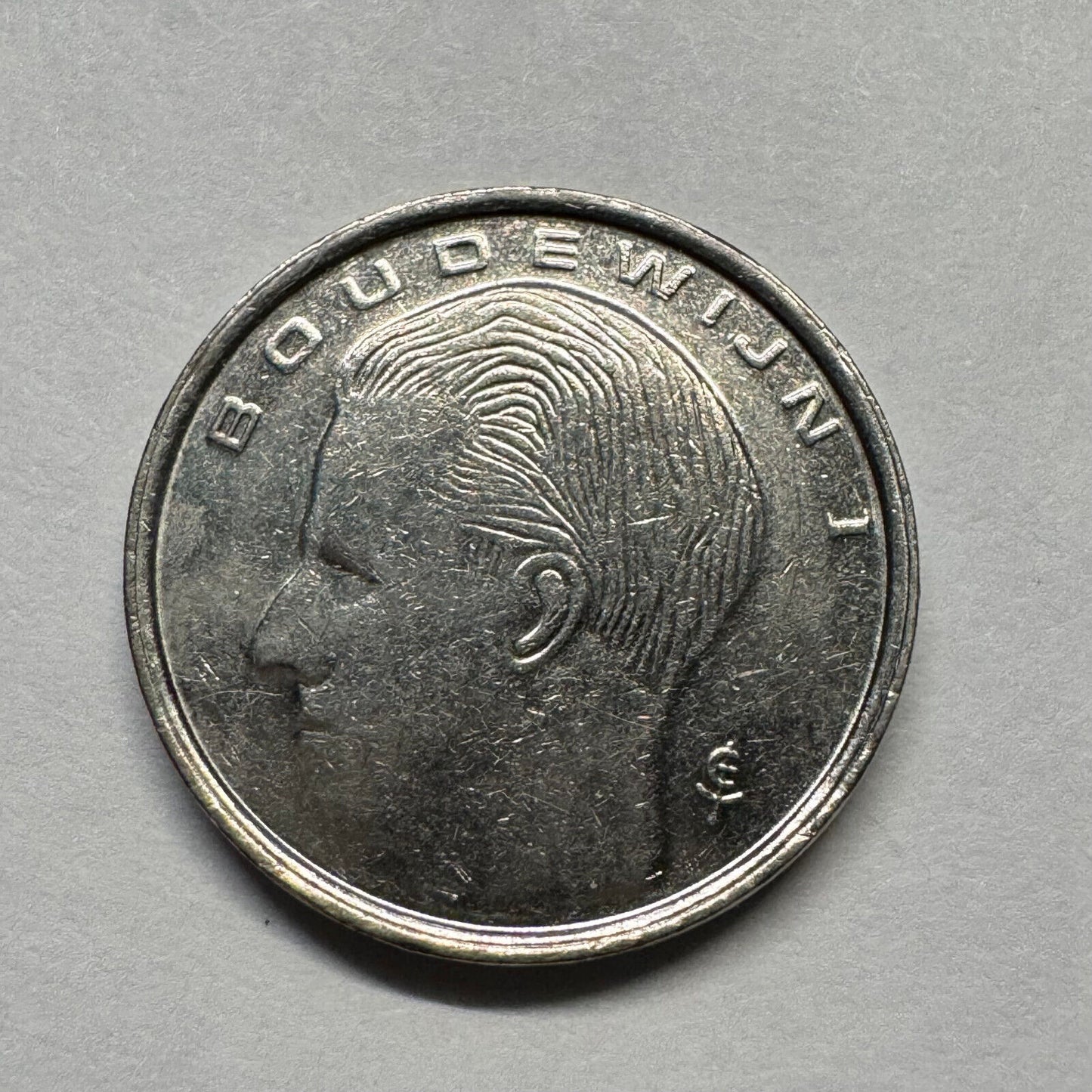1991 Belgium 1 Franc - Beautiful Coin - #B-018