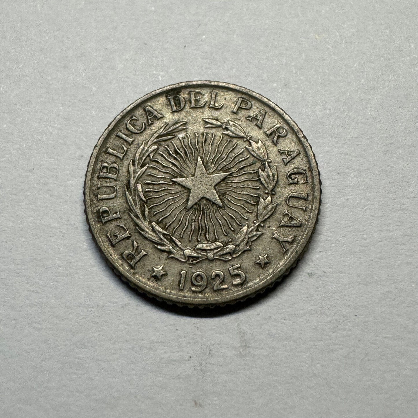 1925 Paraguay 50 Centavos - Beautiful Coin - #A-002