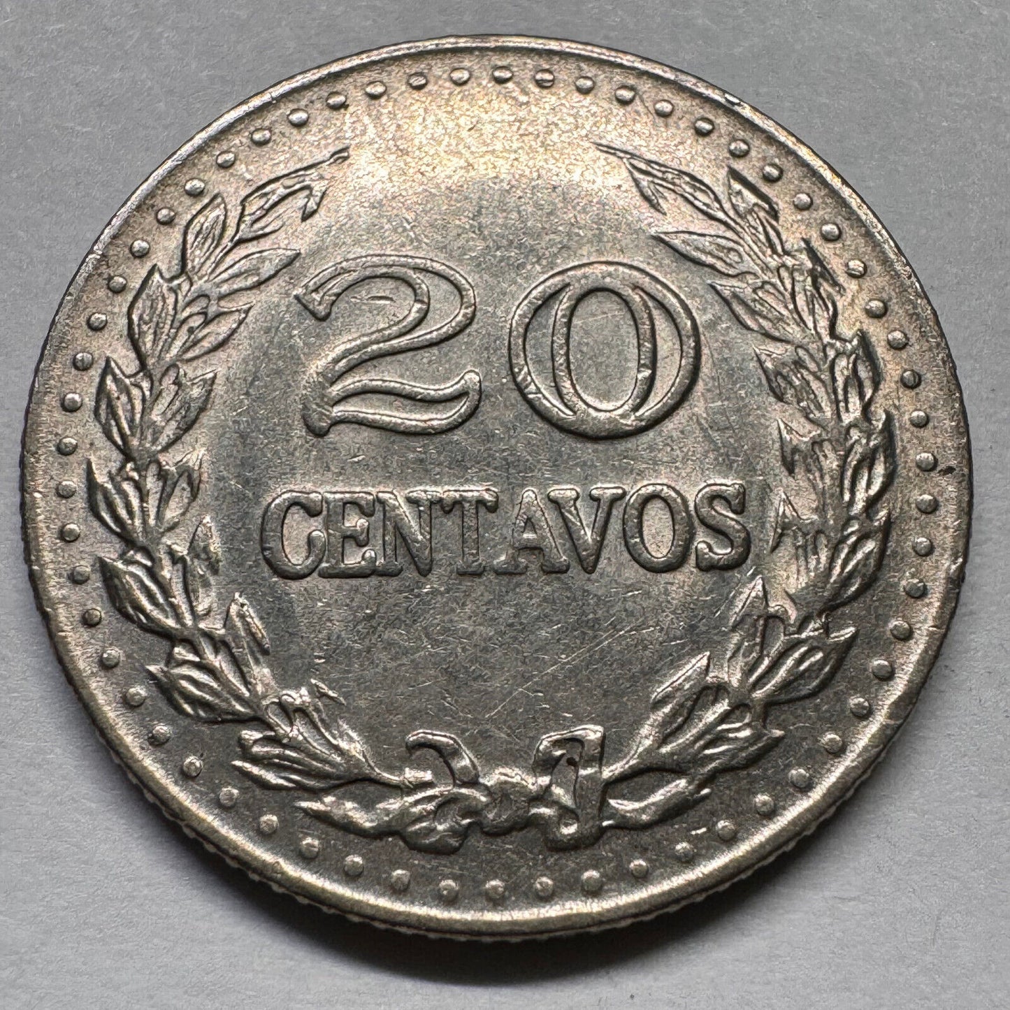 1974 Colombia 20 Centavos - Beautiful Coin - #A-055