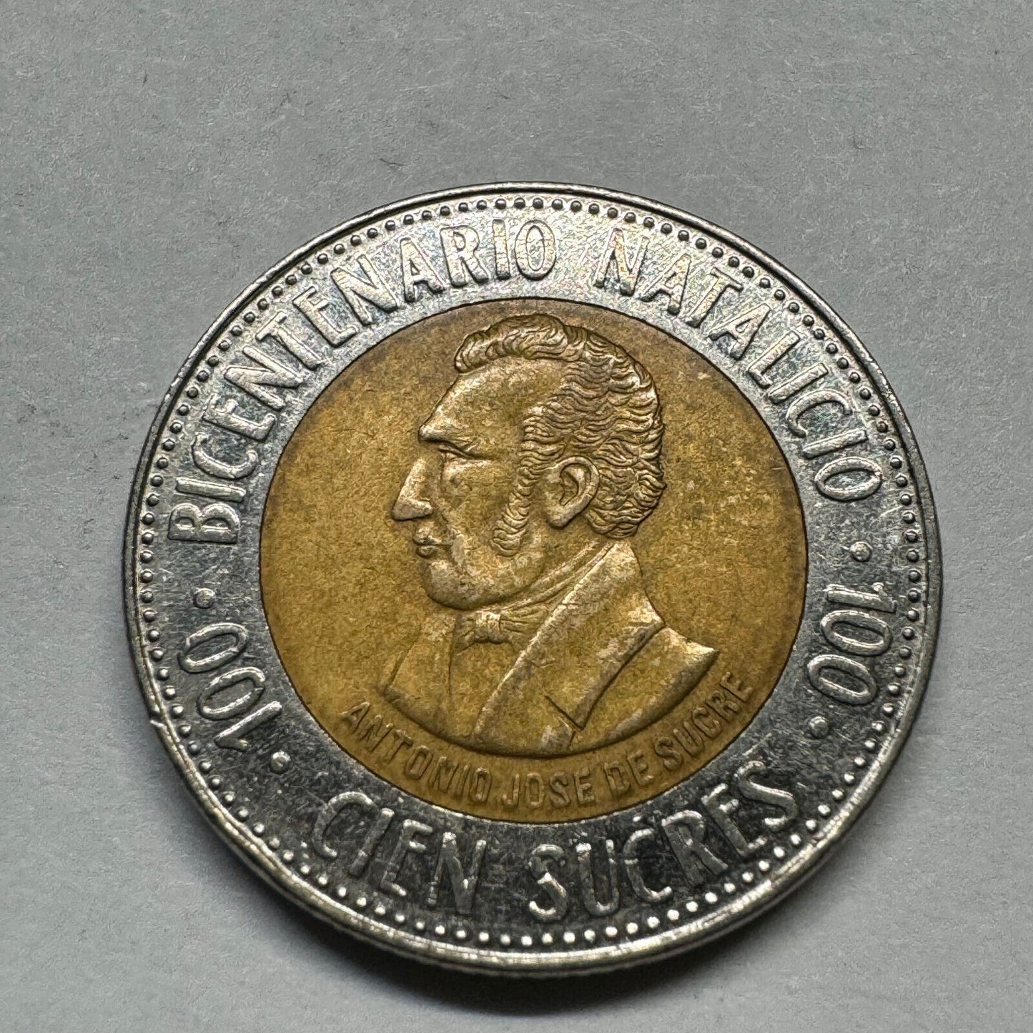Ecuador 1995 100 Sucres - Antonio José de Sucre - Beautiful Coin - #A-009