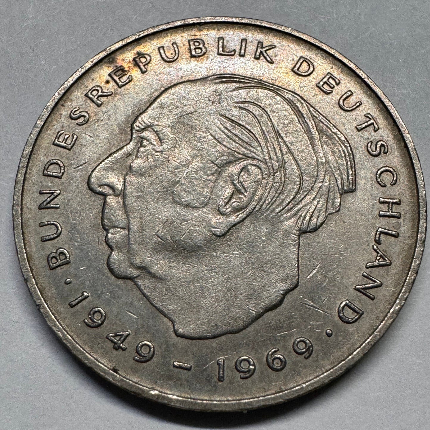 1977 Germany 2 Mark - F - Beautiful Coin - #A-042