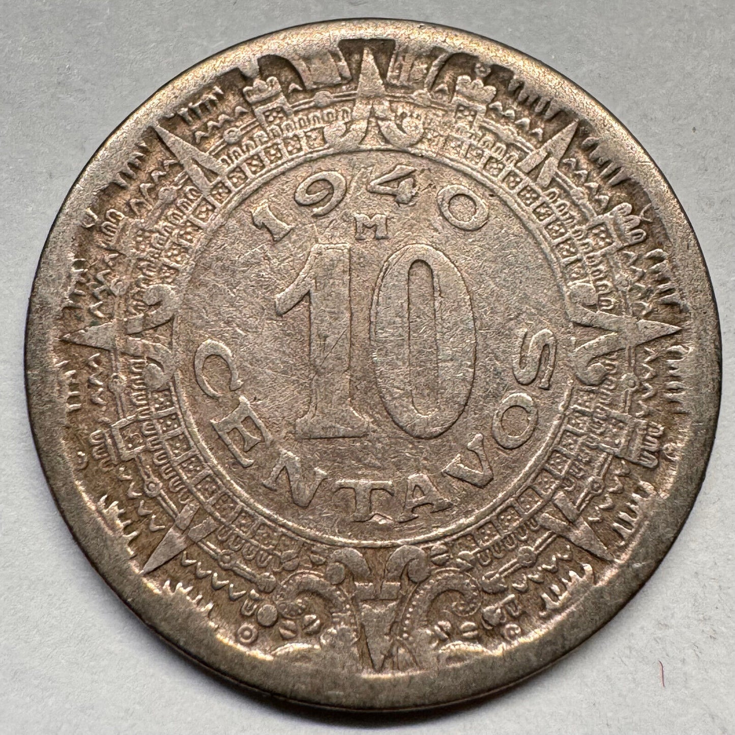 1940 Mexico 10 Centavos - Beautiful Coin - #A-023