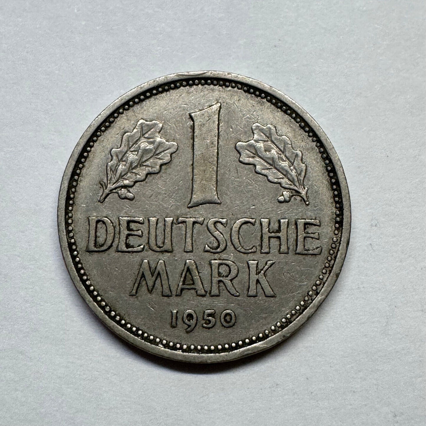 1950 Germany 1 Mark - Beautiful Coin - #B-008