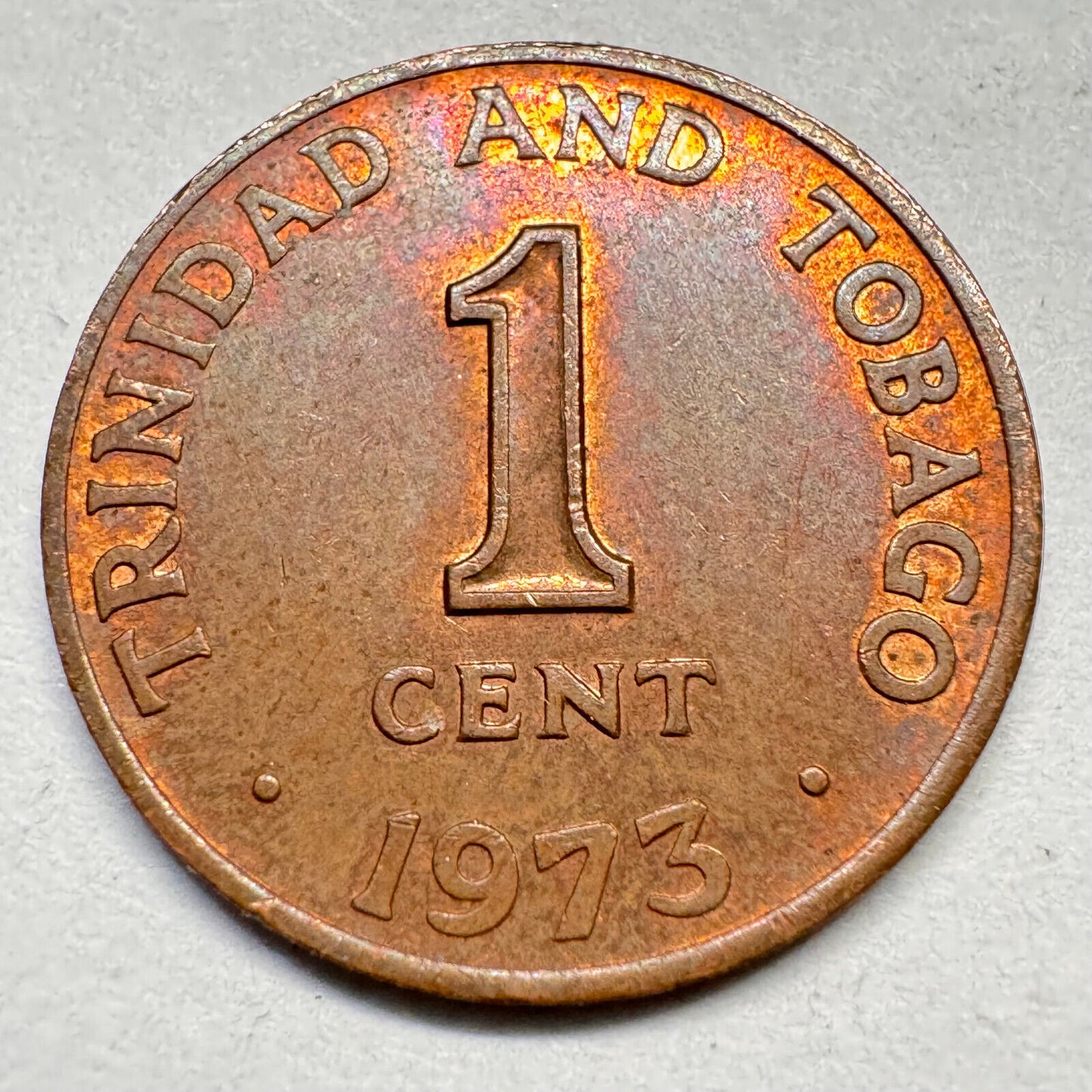 1973 Trinidad 1 Cent - Beautiful Coin - #A-019