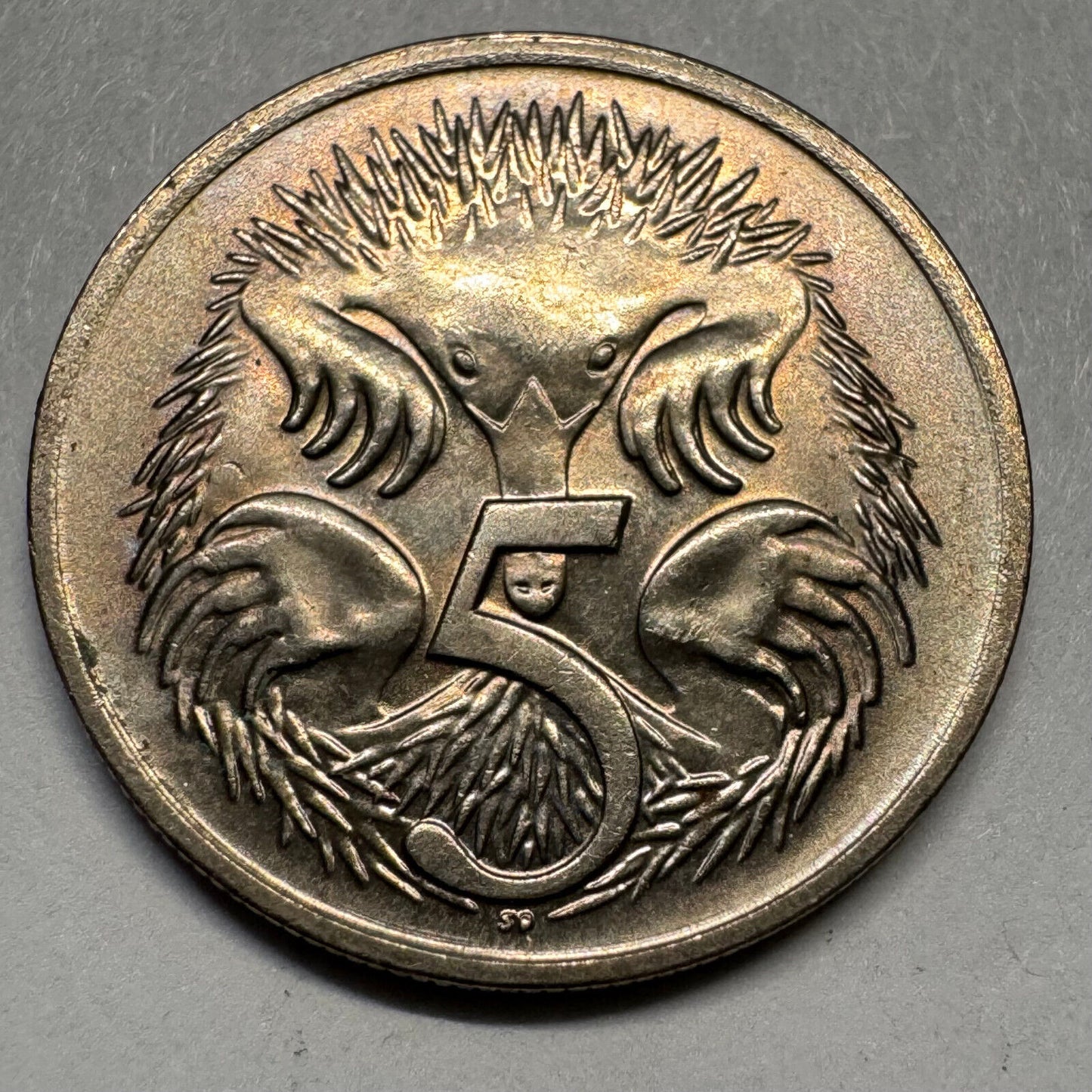 1969 Australia 5 Cents - Beautiful Coin - #A-069