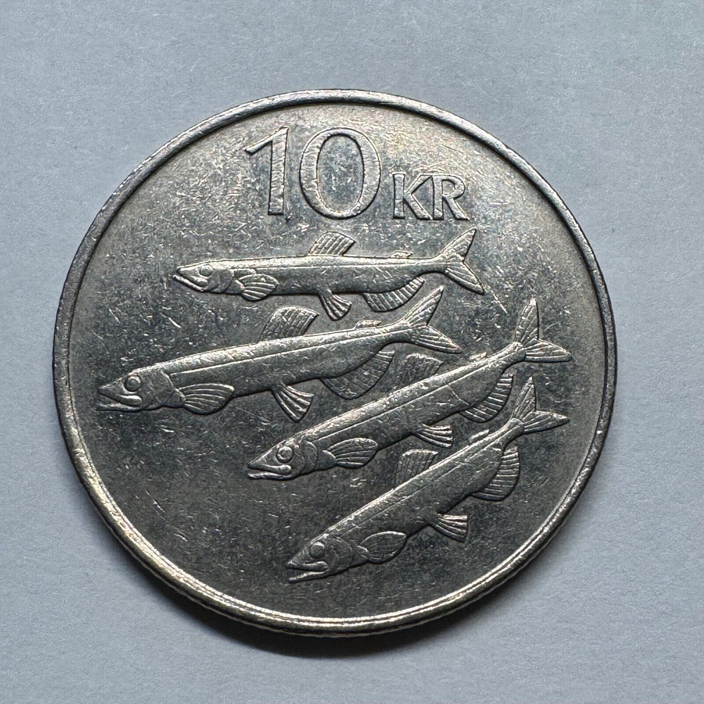 1994 Iceland 10 Kronur - Beautiful Coin - #B-018