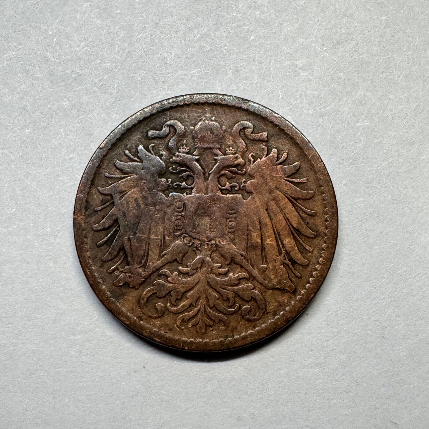 1897 Austria 2 Heller - Beautiful Coin - #B-007