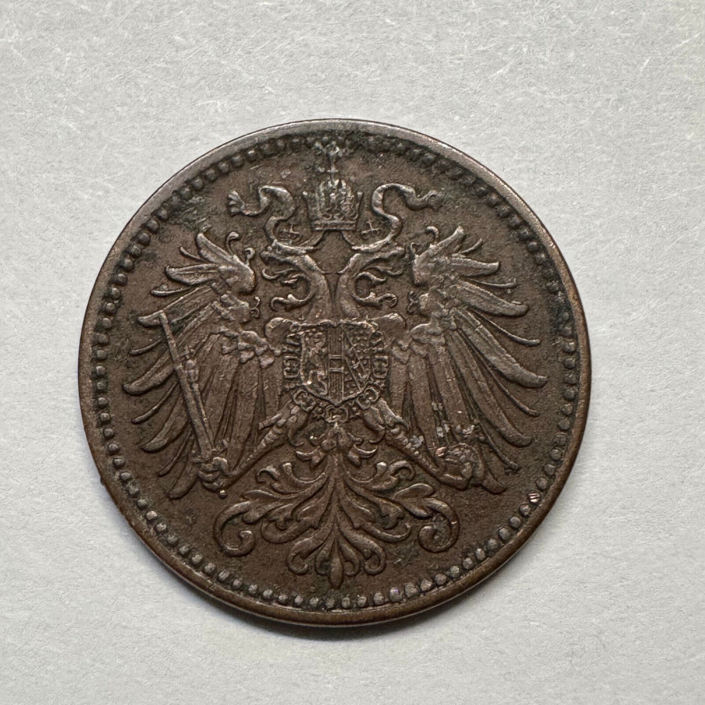 1912 Austria 1 Heller - Beautiful Coin - #B-019
