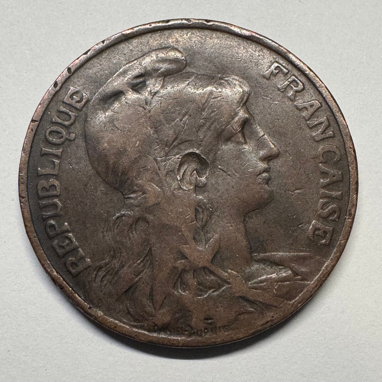 1912 France 10 Centimes - Beautiful Coin - #B-047