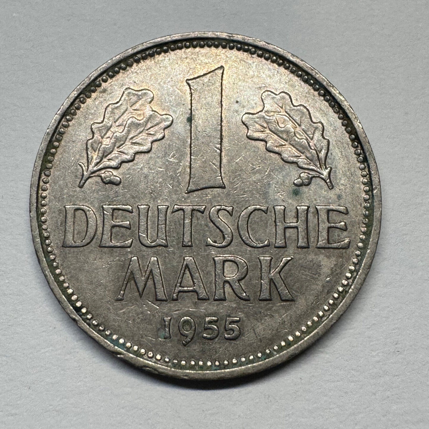 1955 Germany 1 Mark - Beautiful Coin - Lot #B-046