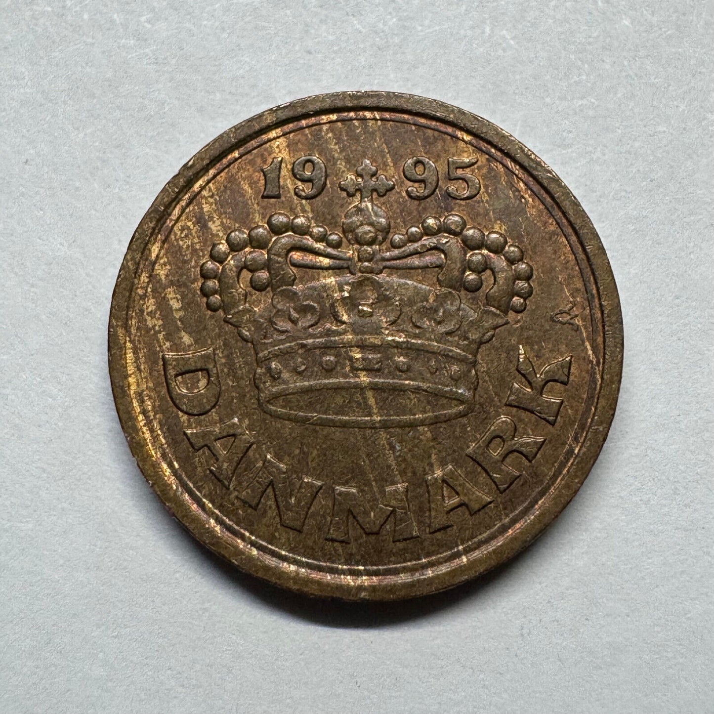 1995 Denmark 25 Ore - Beautiful Coin - #B-017