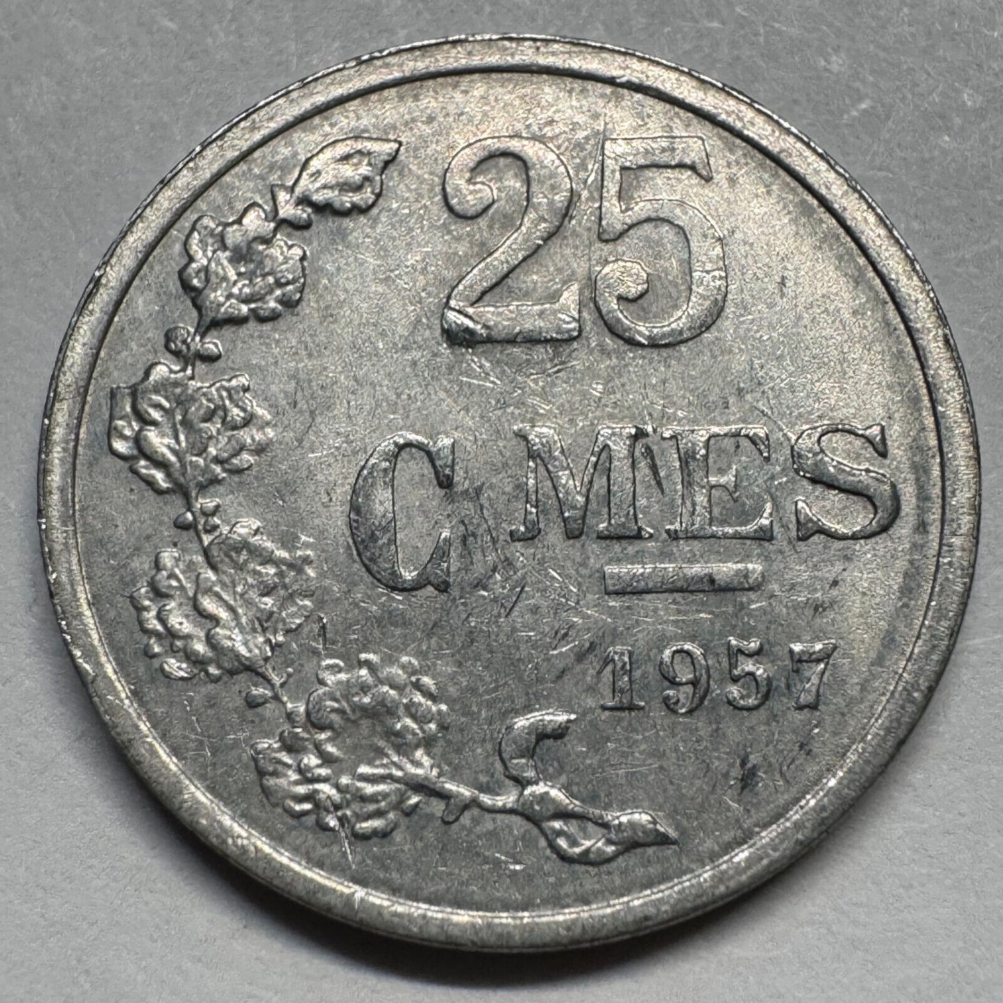 1957 Luxembourg 25 Centimes - Beautiful Coin - #A-078