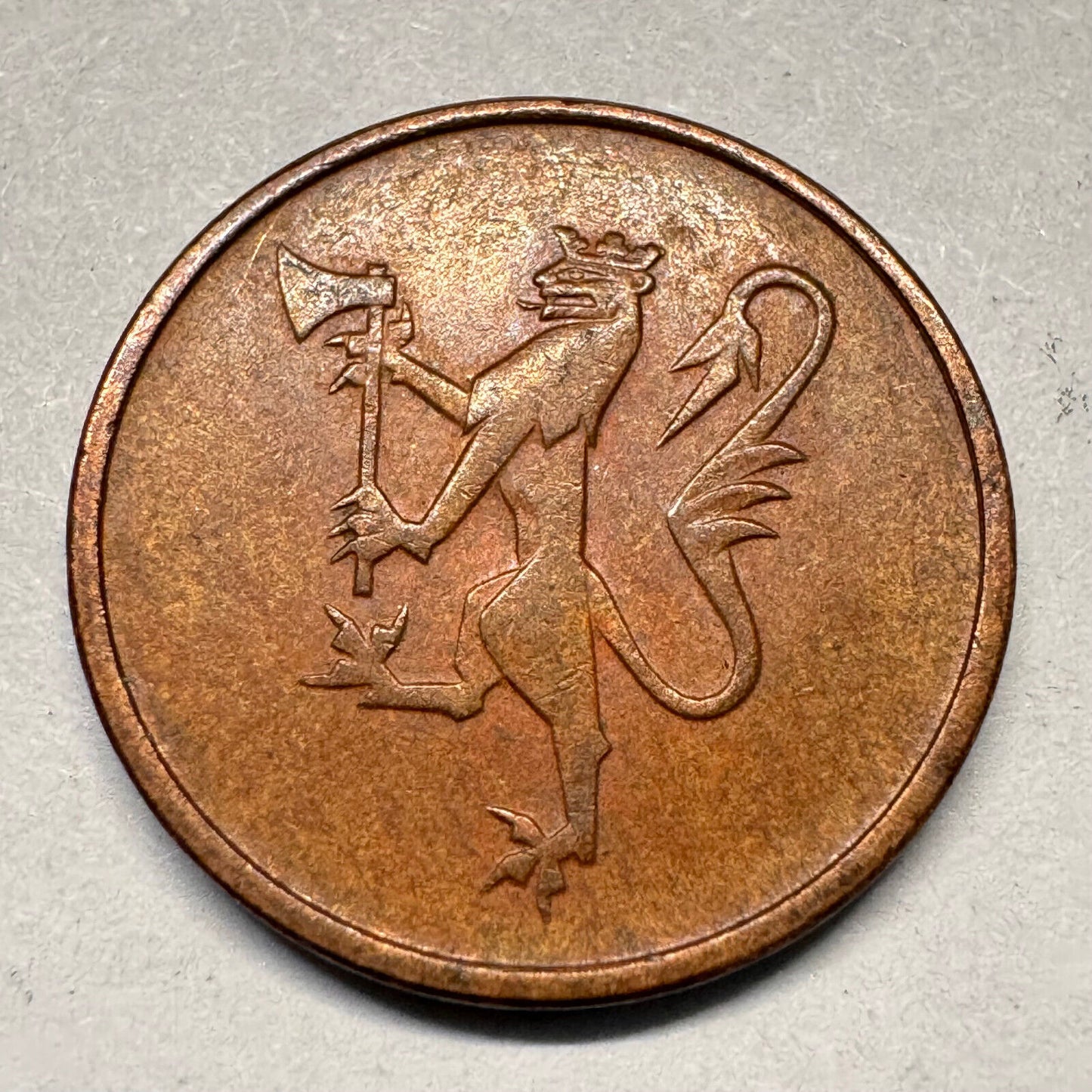 1977 Norway 5 Ore - Beautiful Coin - #A-030