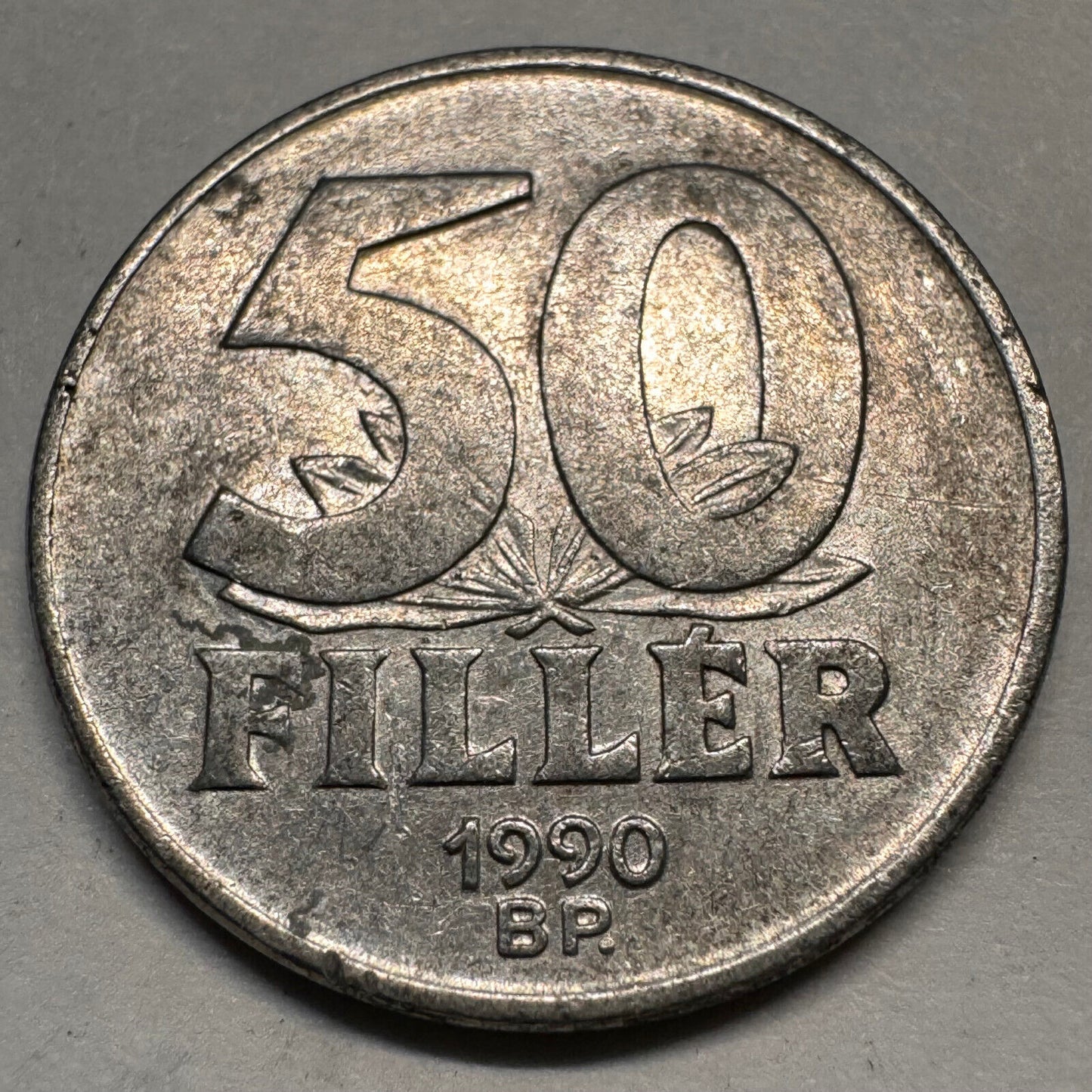1990 Hungary 50 Filler - Beautiful Coin - #A-060