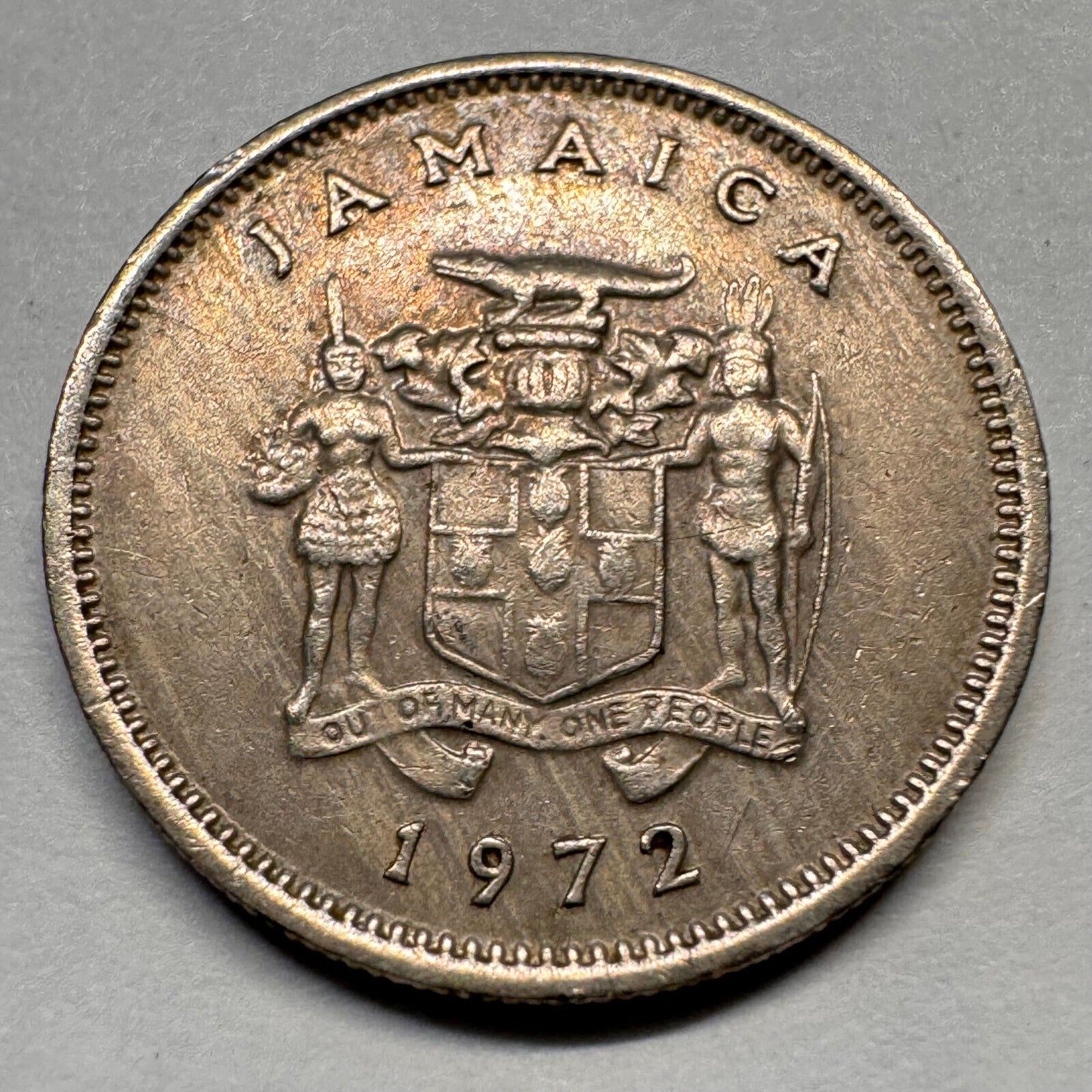 1972 Jamaica 5 Cents - Beautiful Coin - #A-032