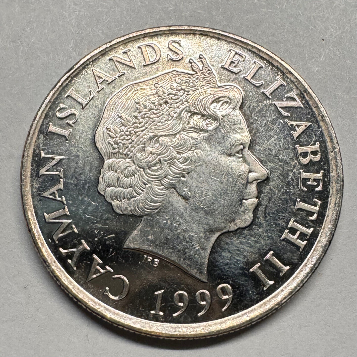 1999 Cayman Islands 25 Cents - Beautiful Coin - #A-025