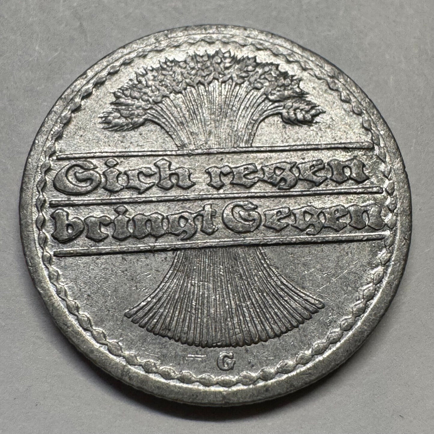 1920 Germany 50 Pfennig - Beautiful Coin - #A-088