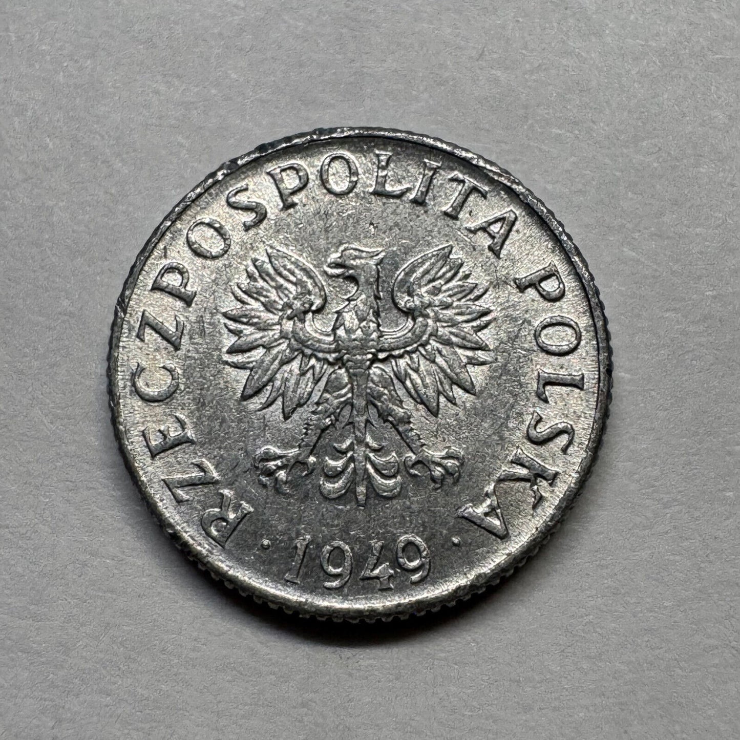 1949 Poland 1 Grosz - Beautiful Coin - #B-028