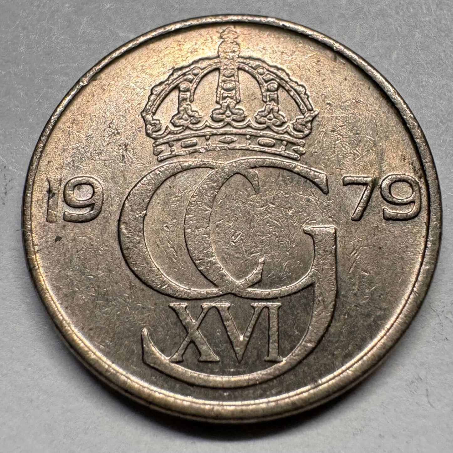 1979 Sweden 25 Ore - Beautiful Coin - #A-051